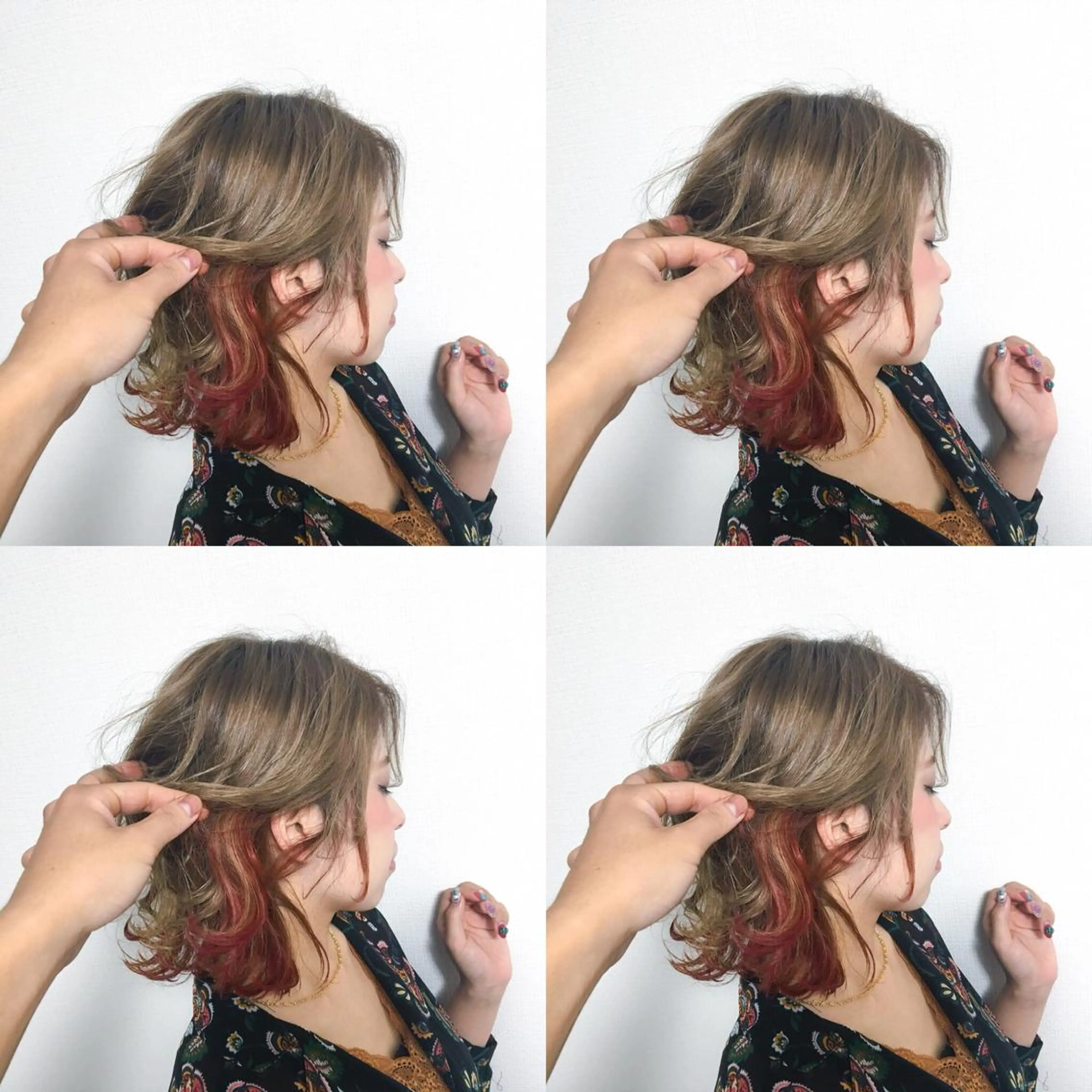 ショート カラー なんば髪質改善カラー Ardoreのヘアスタイル