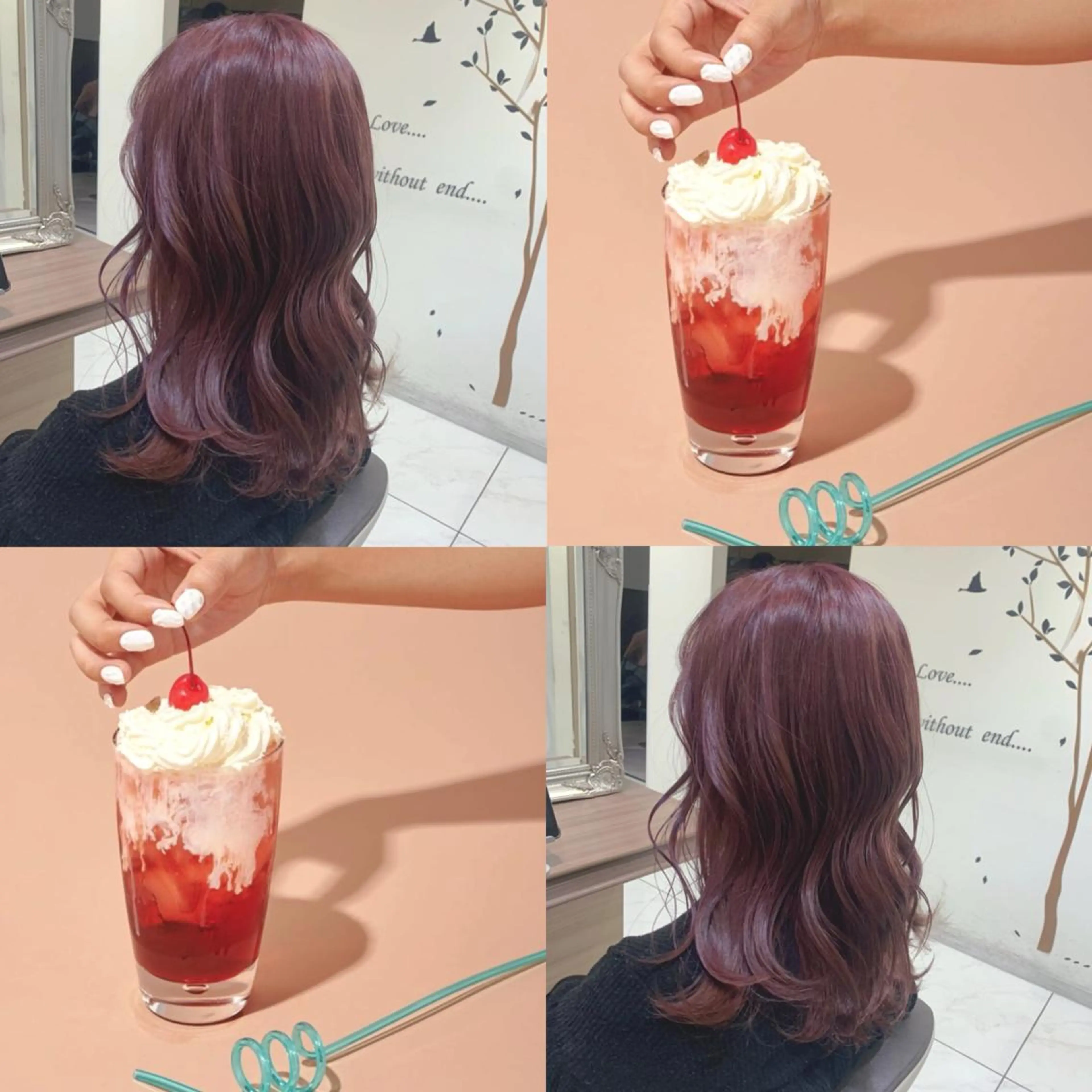 セミロング カラー ヘアアレンジ 小白井 由美のヘアスタイル