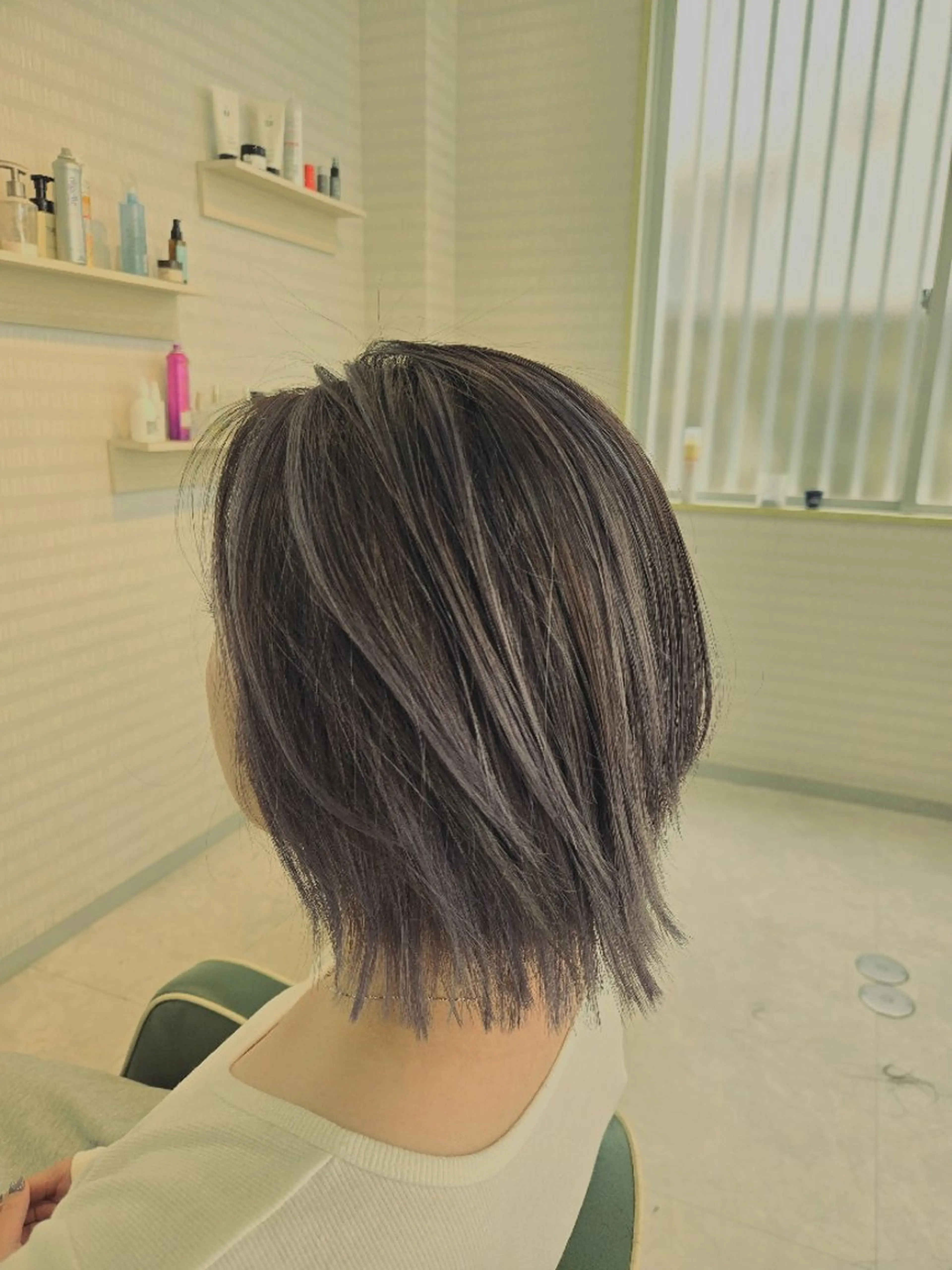 ショート カット ヘアカラー トリートメント 【ハイライトに自信】 福田 将太のヘアスタイル