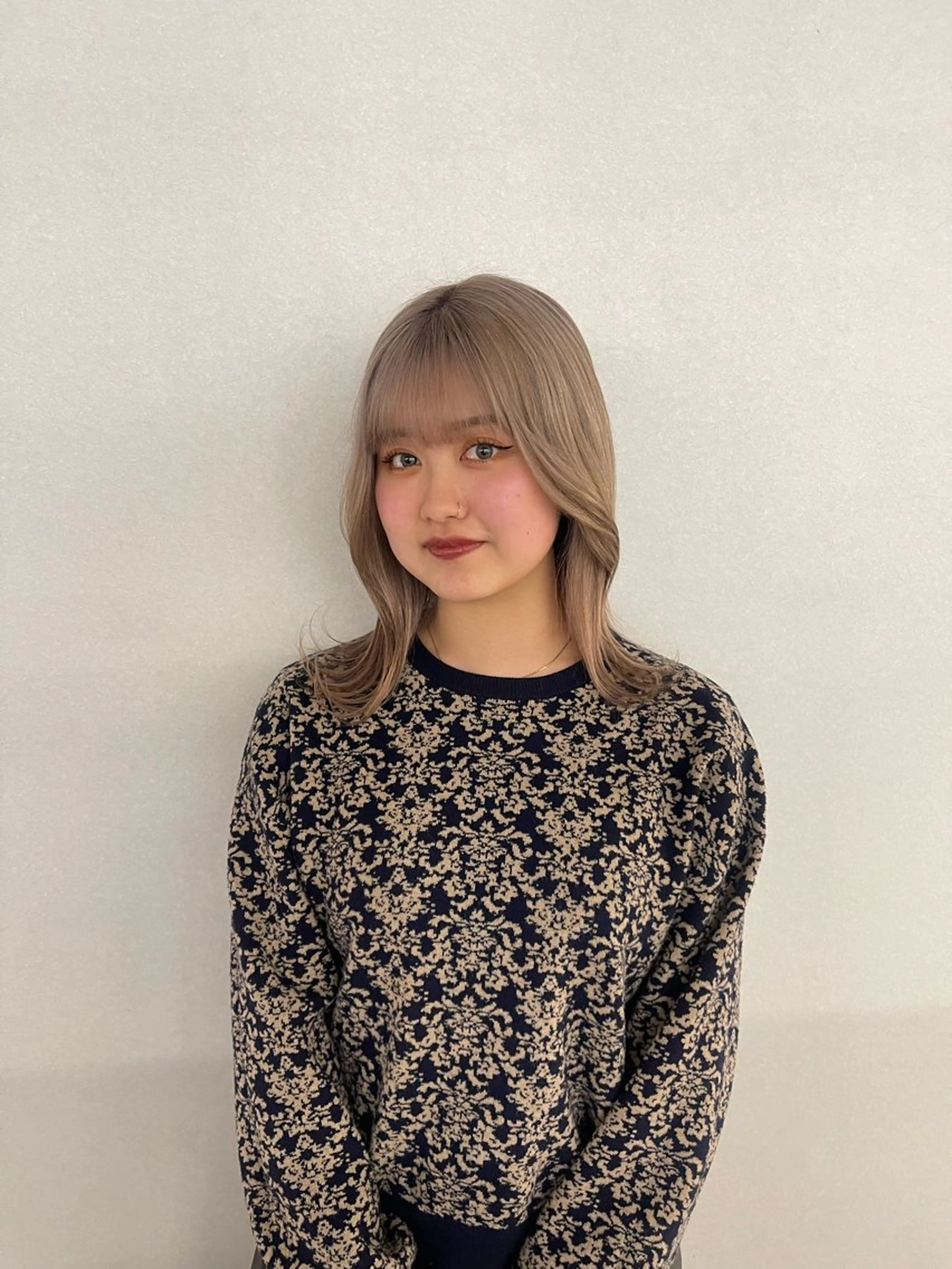 ミディアム 銀座☀️ボブ美容師 佐藤ルイのヘアスタイル