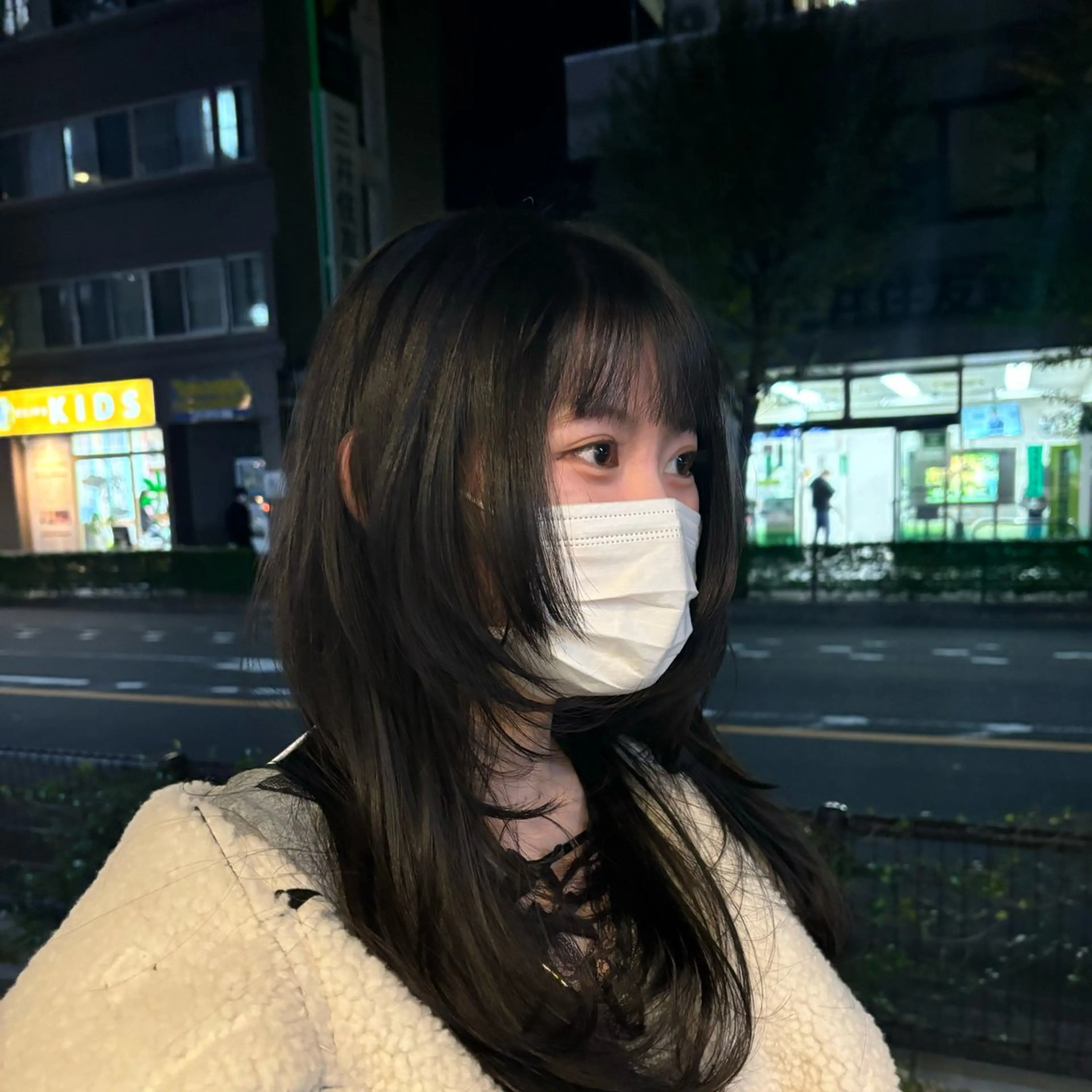 ロング 顔周りカット レイヤーカット カット 🎀暖色color/ トップスタイリストのヘアスタイル