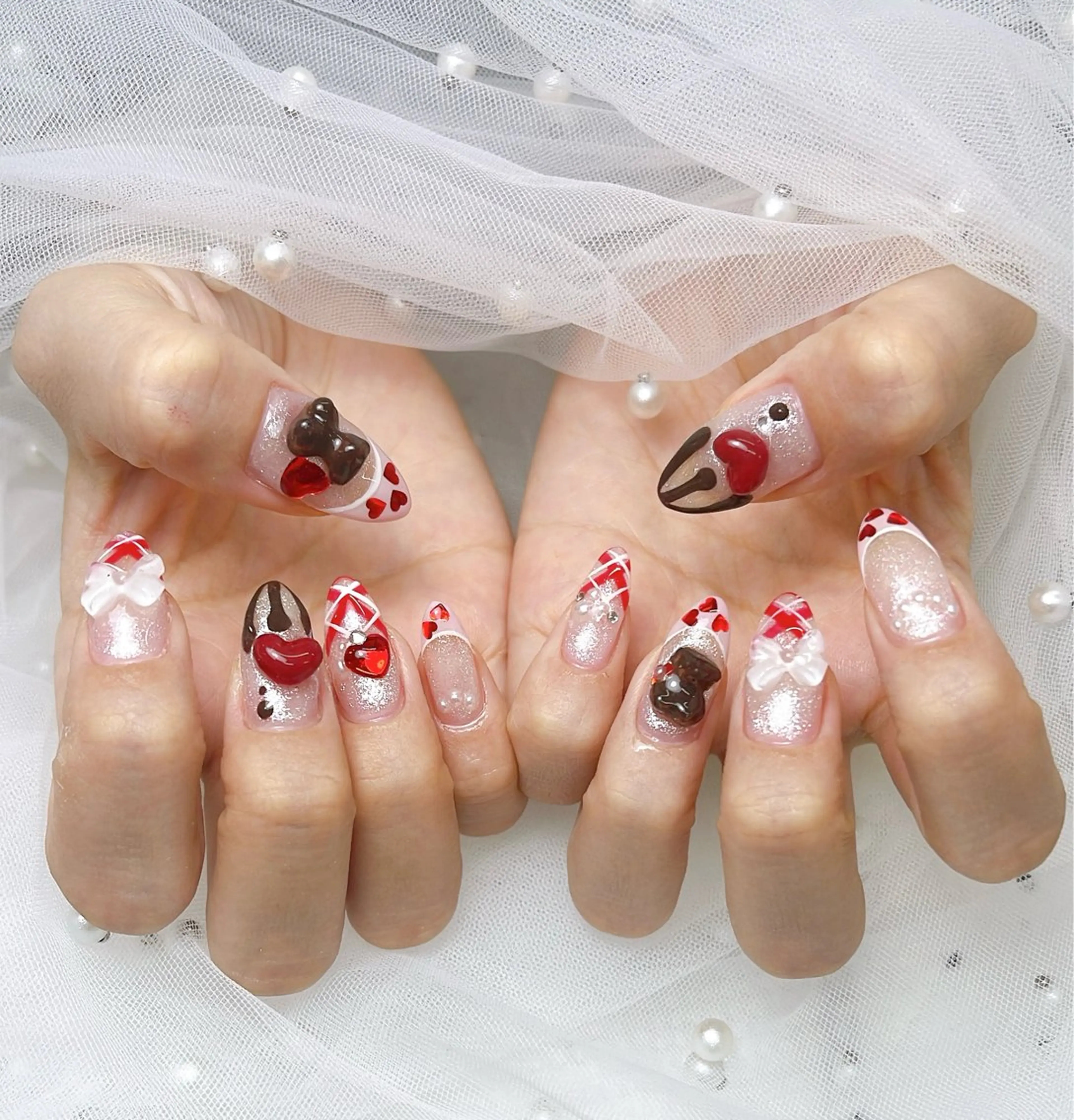 ネイル ハンドネイル ╹◡╹Mimoミモ Eye&Nailのマツエク・マツパデザイン