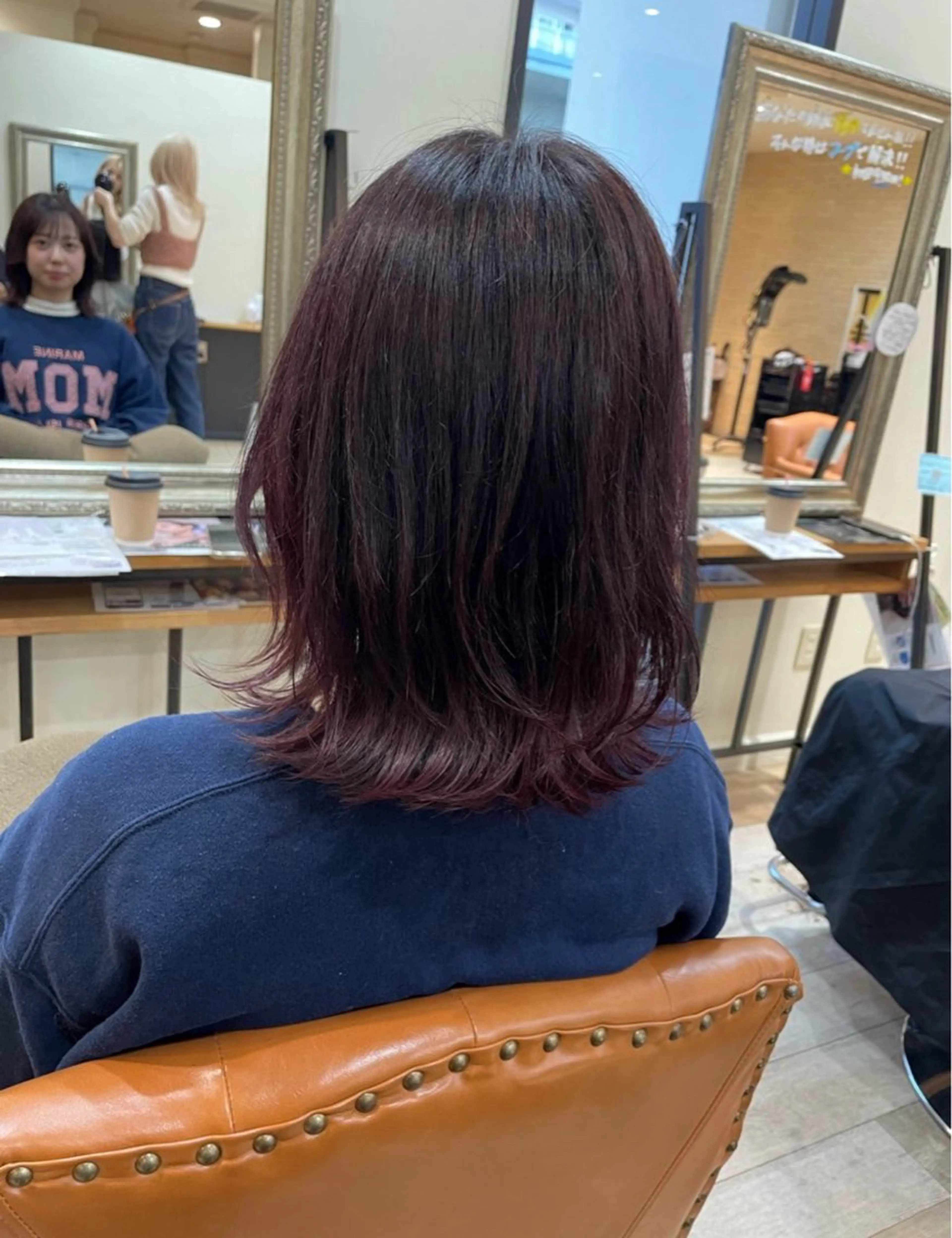 ショート カラー ヘアカラー 松尾 遥花のヘアスタイル