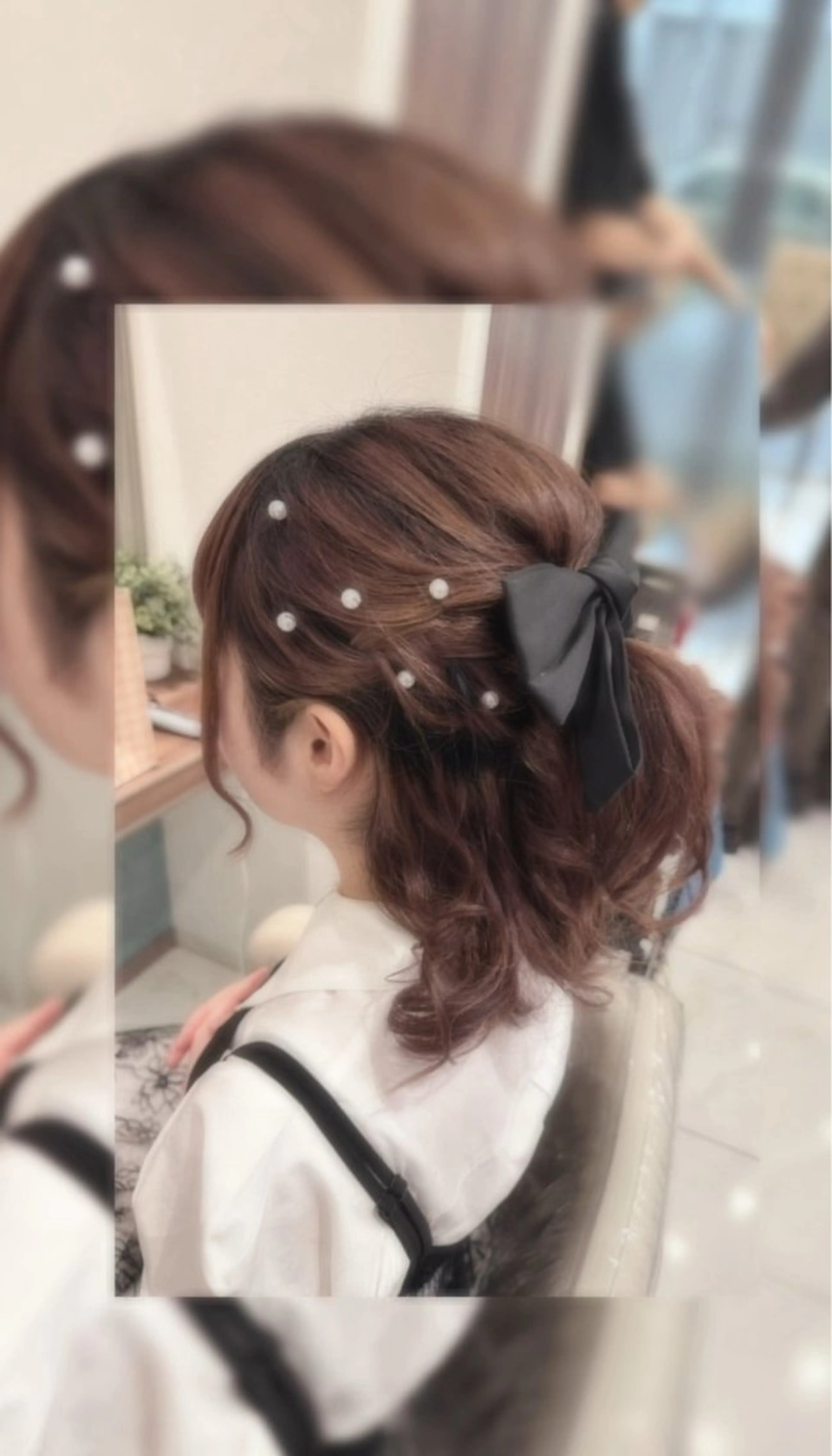 ヘアアレンジ 結婚式・ブライダル 🫧ヘアアレンジ🎀 ウガジン💞🪄のヘアスタイル
