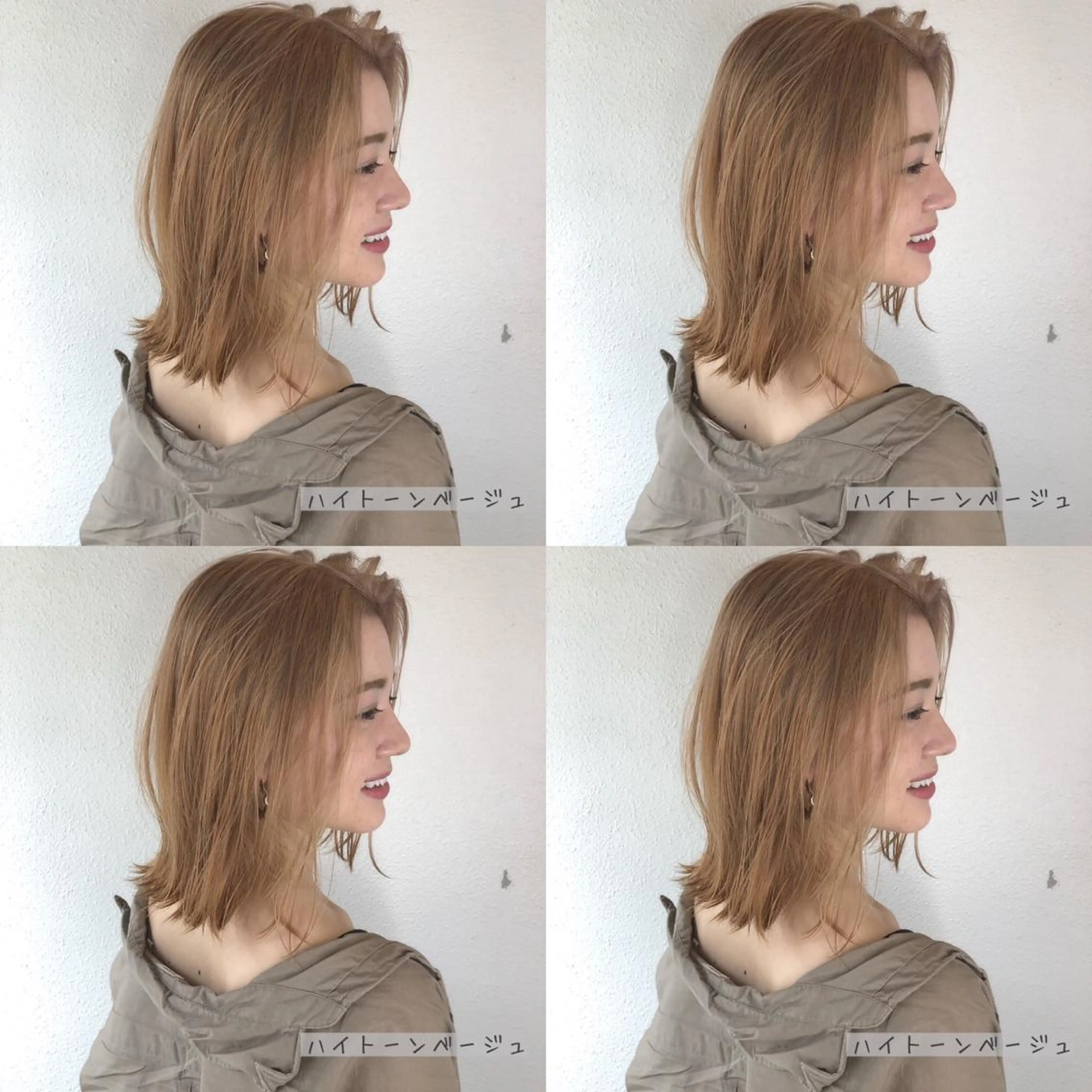 ショート カラー ベージュカラー ブリーチ あさだ しゅうたろうのヘアスタイル