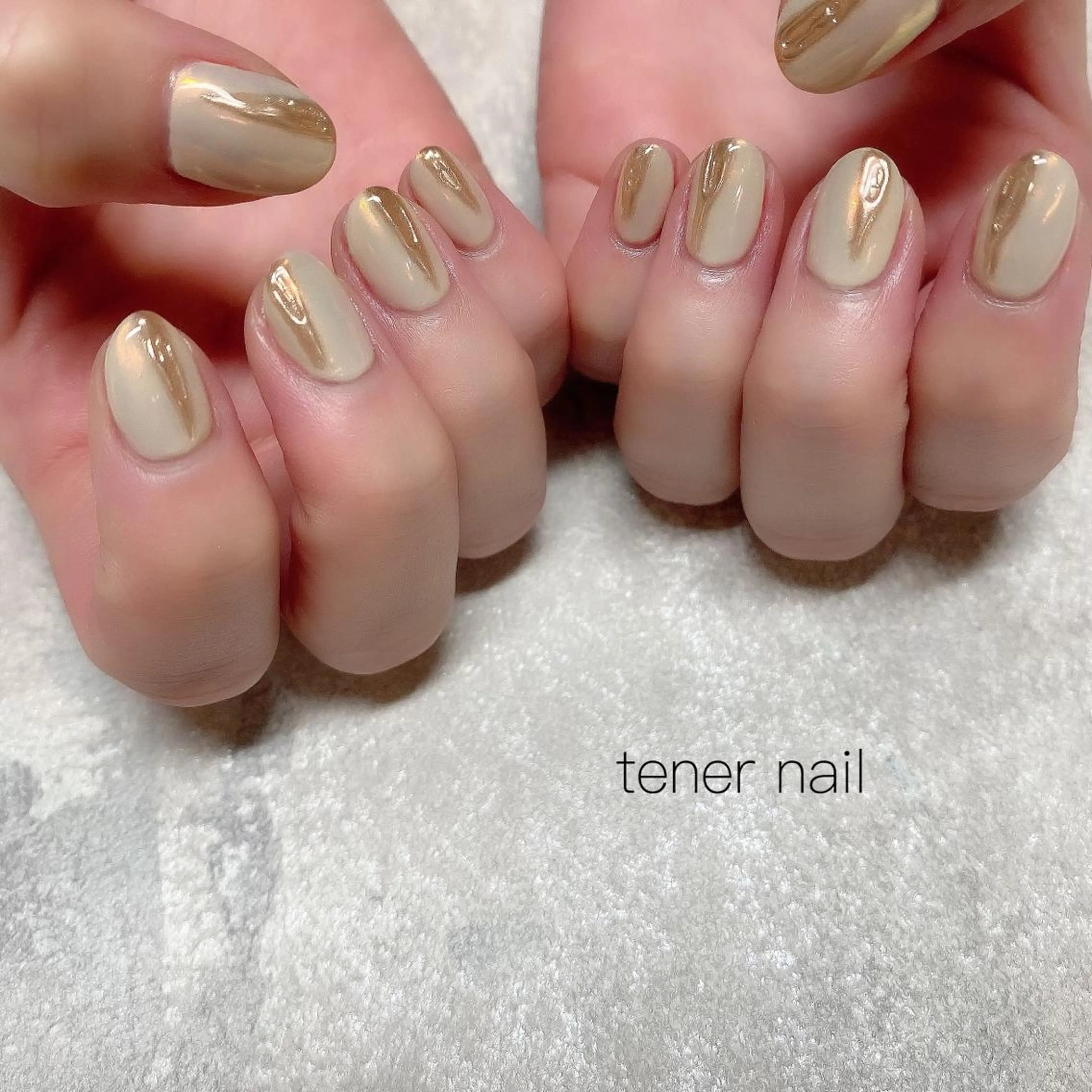 ネイル ミラーネイル ニュアンスネイル テネルネイル tener nailのネイルデザイン