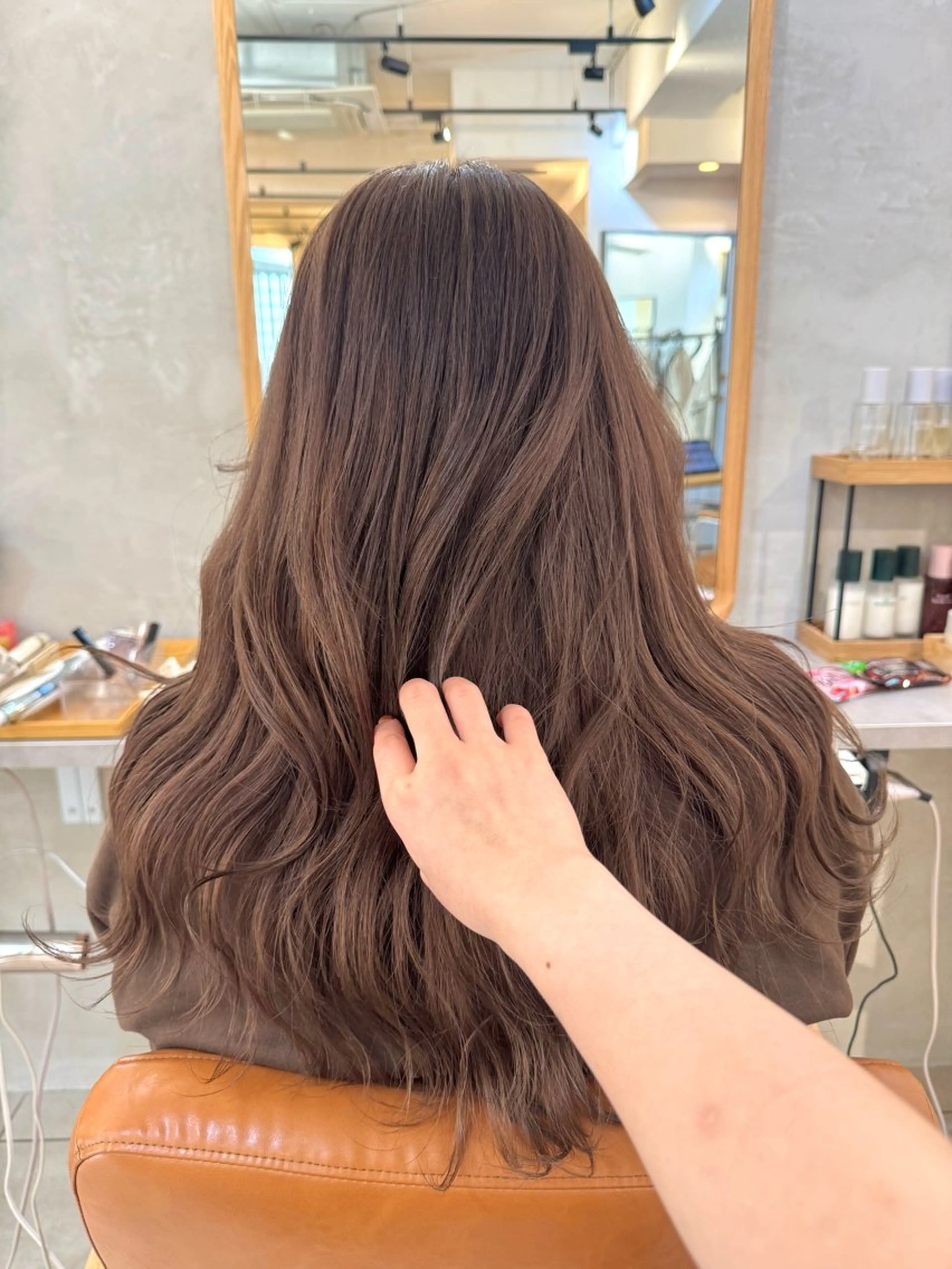 セミロング カラー ヘアカラー 🫧艶カラー/ダブル カラー♡/桜🌸のヘアスタイル