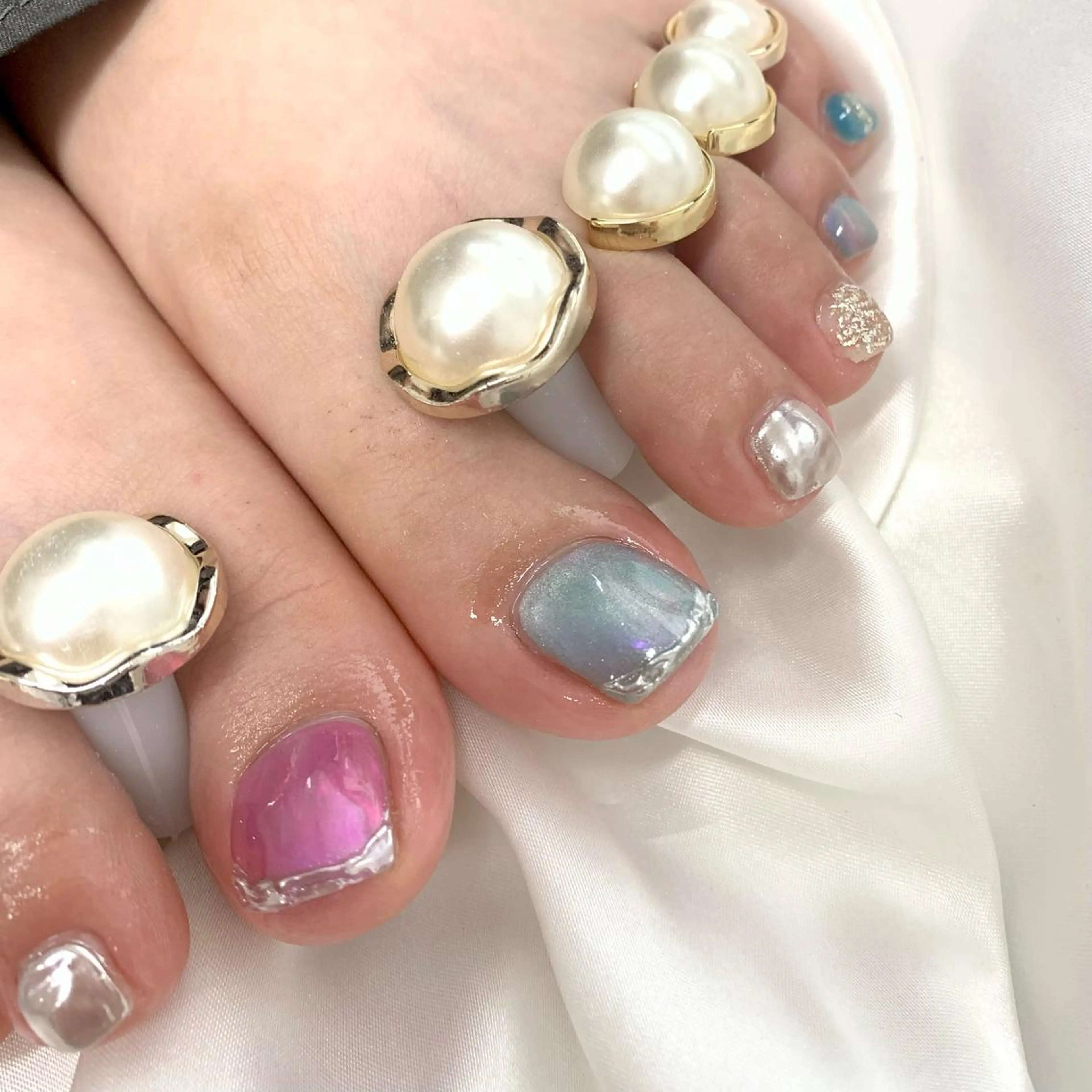 フットネイル【アートし放題】の写真