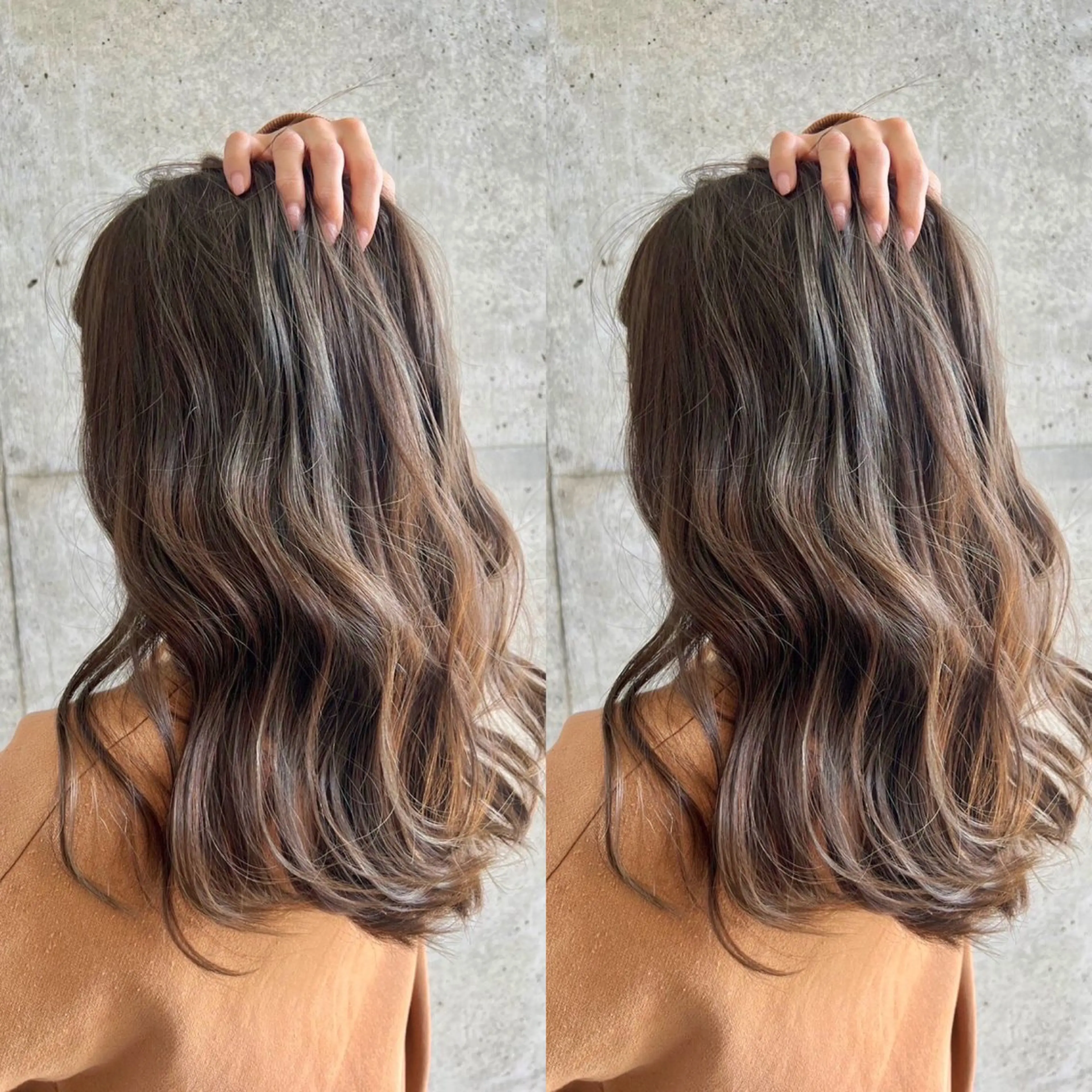 ロング カラー おおつか せいやのヘアスタイル