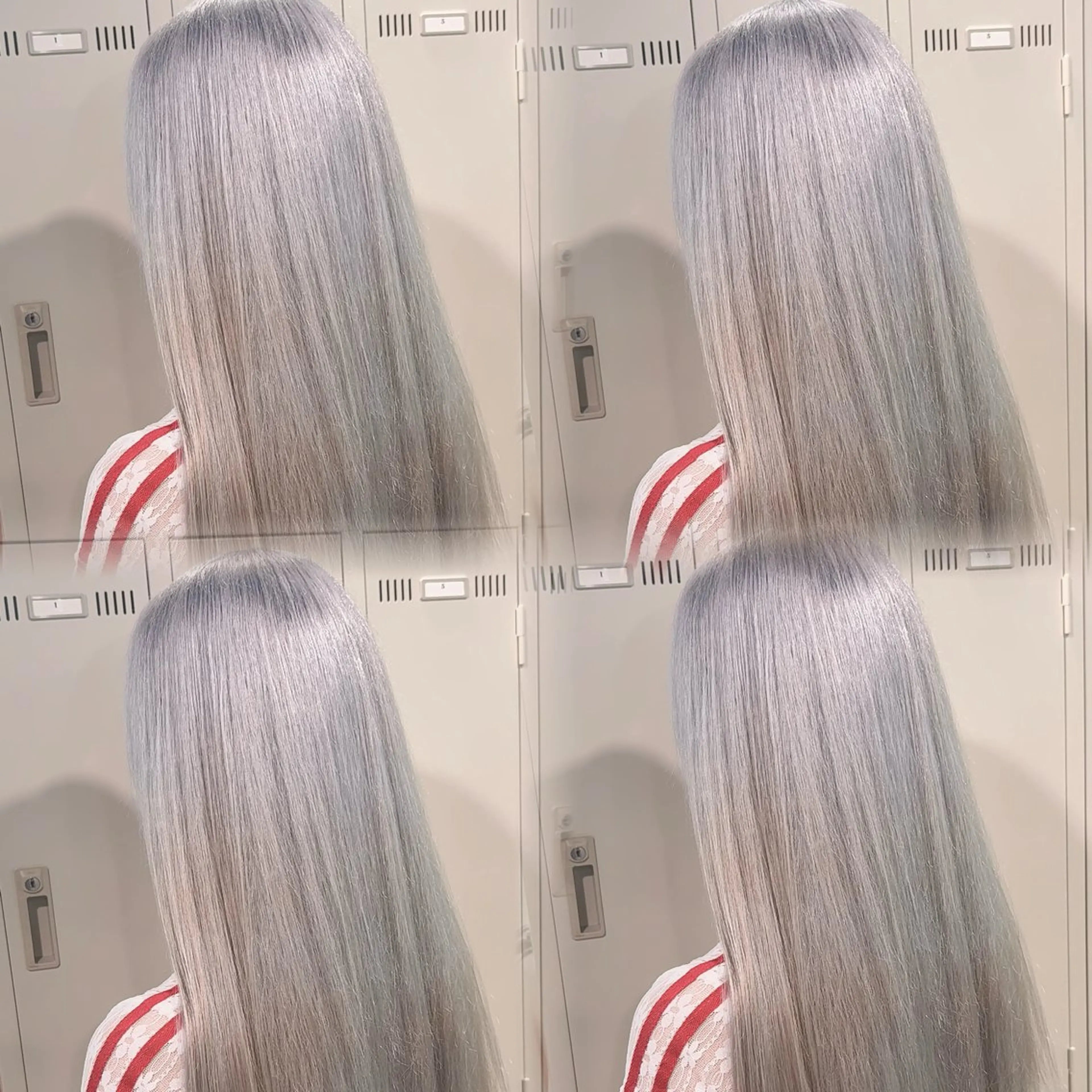 ロング カラー 横浜🌈ハイトーン ヨシキのヘアスタイル