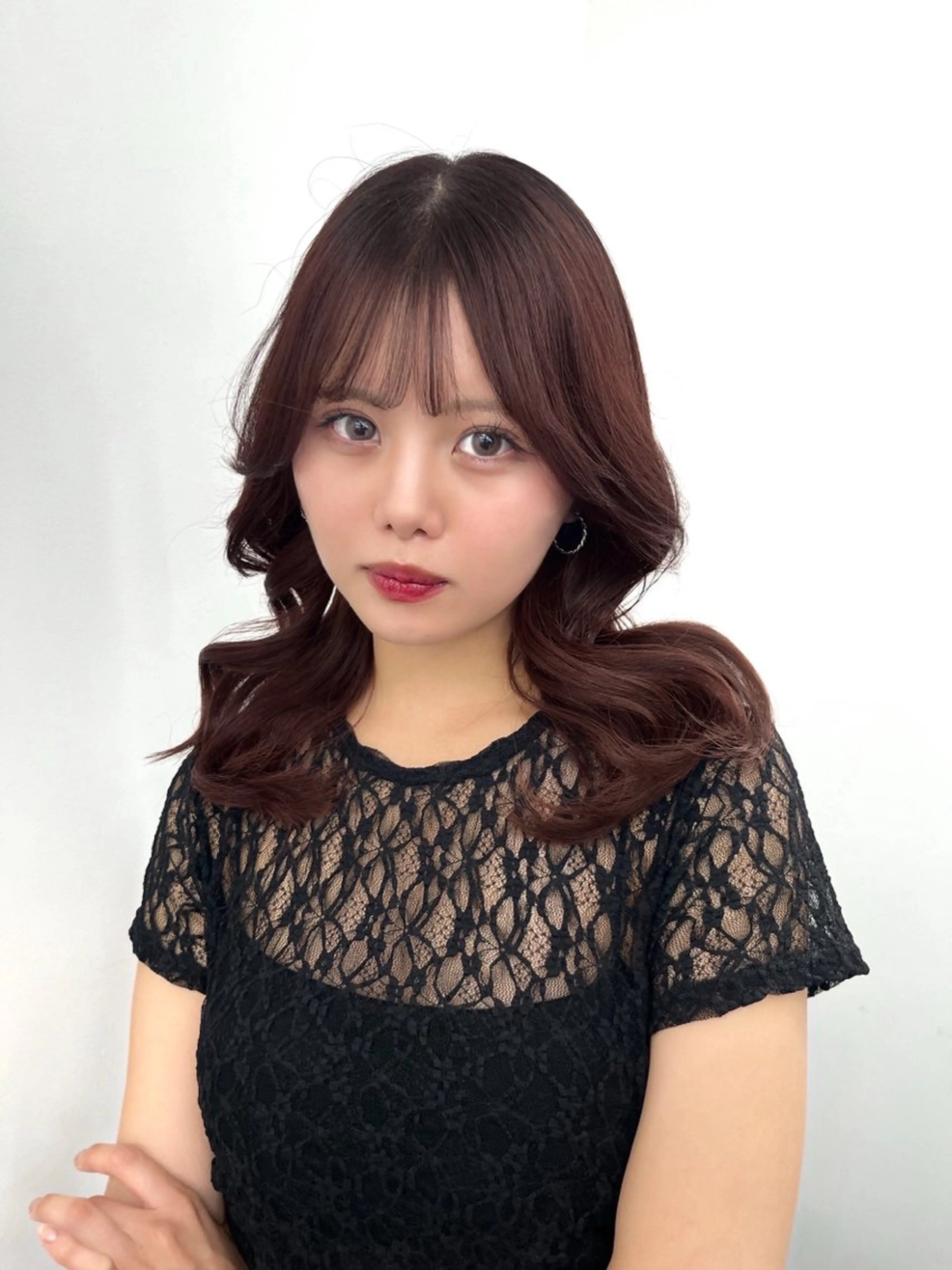 カラー アッシュ ベージュカラー 黒髪 ブリーチ ブルーカラー 透明感カラー✨🩵 韓国ヘアkanatoのヘアスタイル