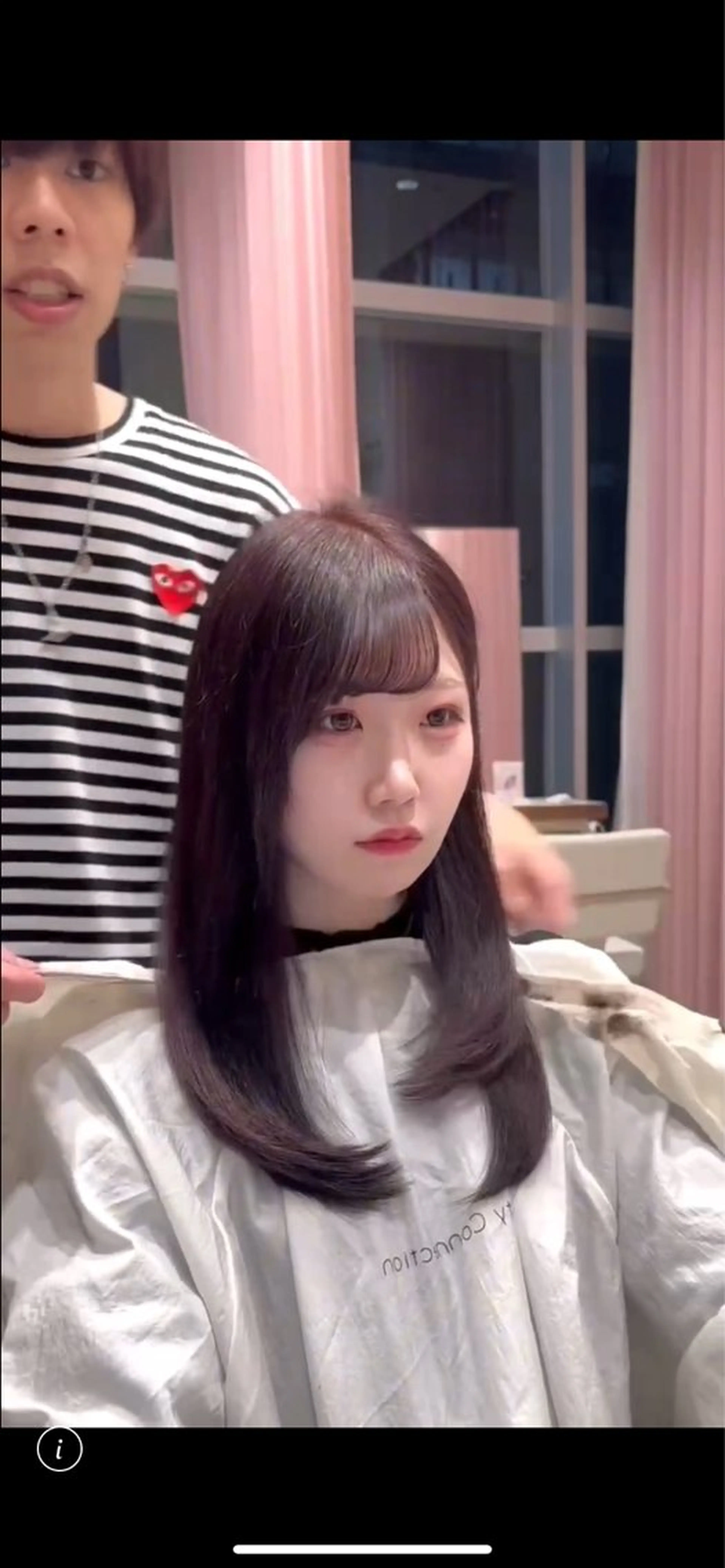 ミディアム カラー カット ヘアカラー トリートメント ヘッドスパ ヘアセット 韓国ヘア/レイヤー/ 顔まわり/りょーとのヘアスタイル