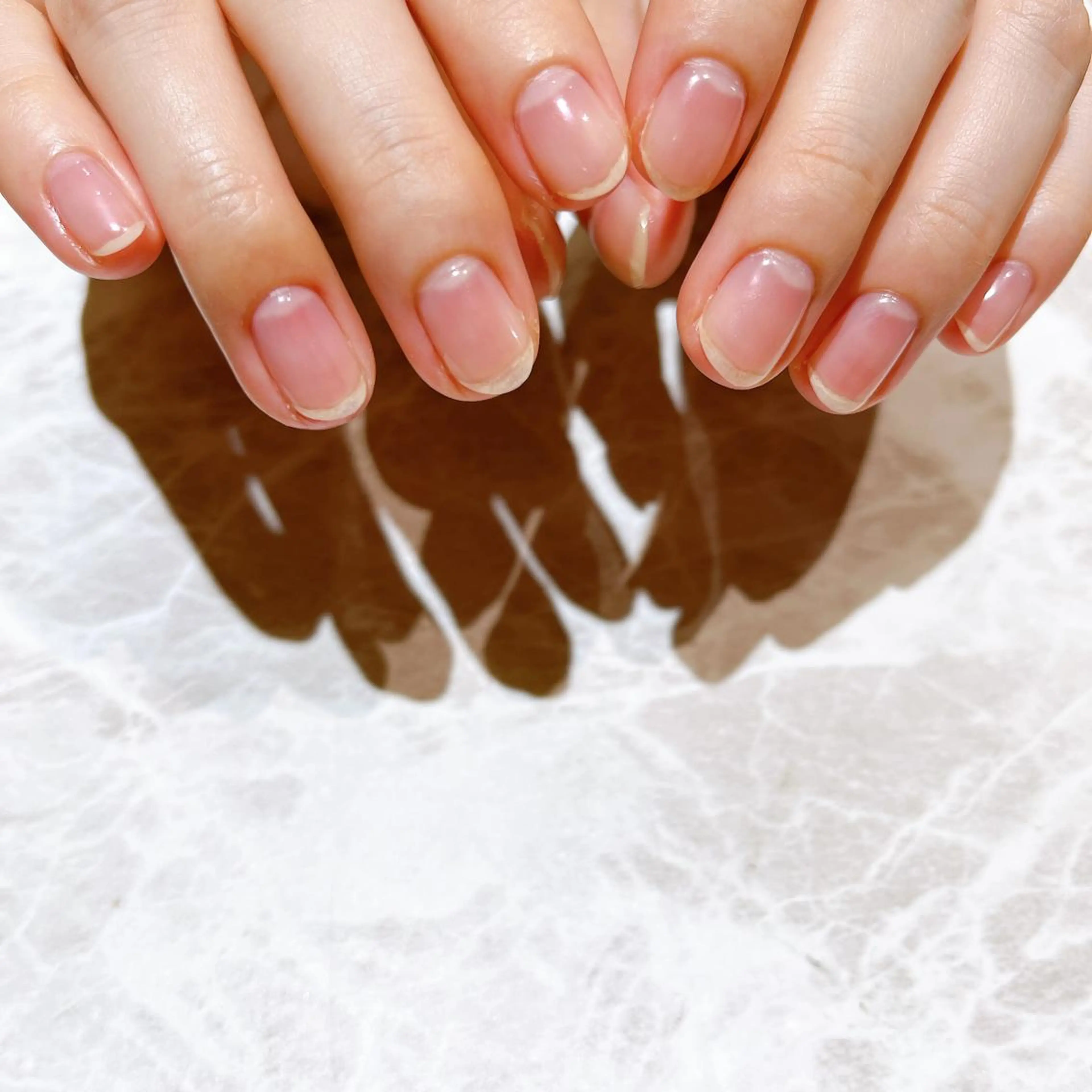 ネイル クリアネイル ジェルネイル 関谷 真登佳のネイルデザイン