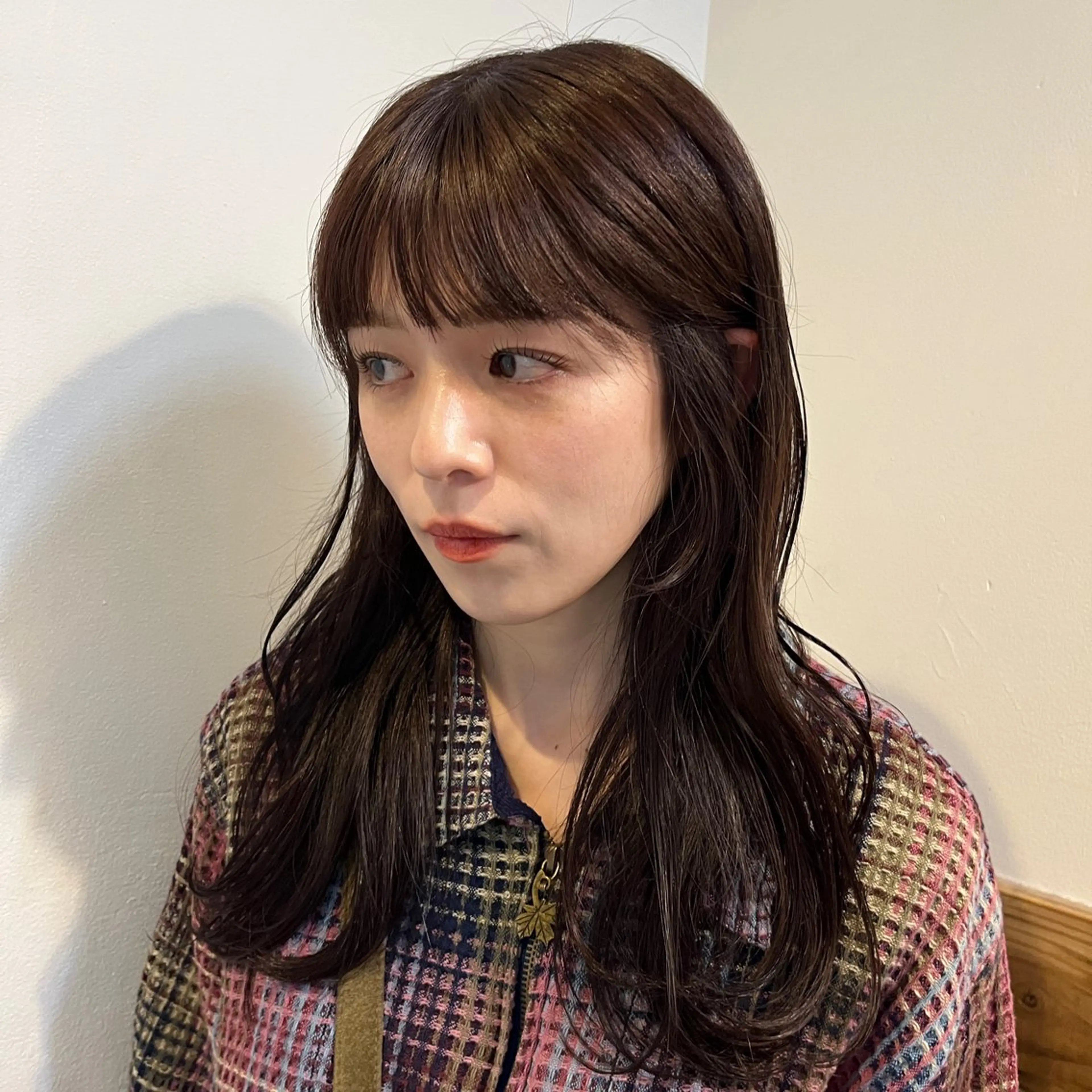 セミロング ボブパーマ🥣KON コンナツミのヘアスタイル