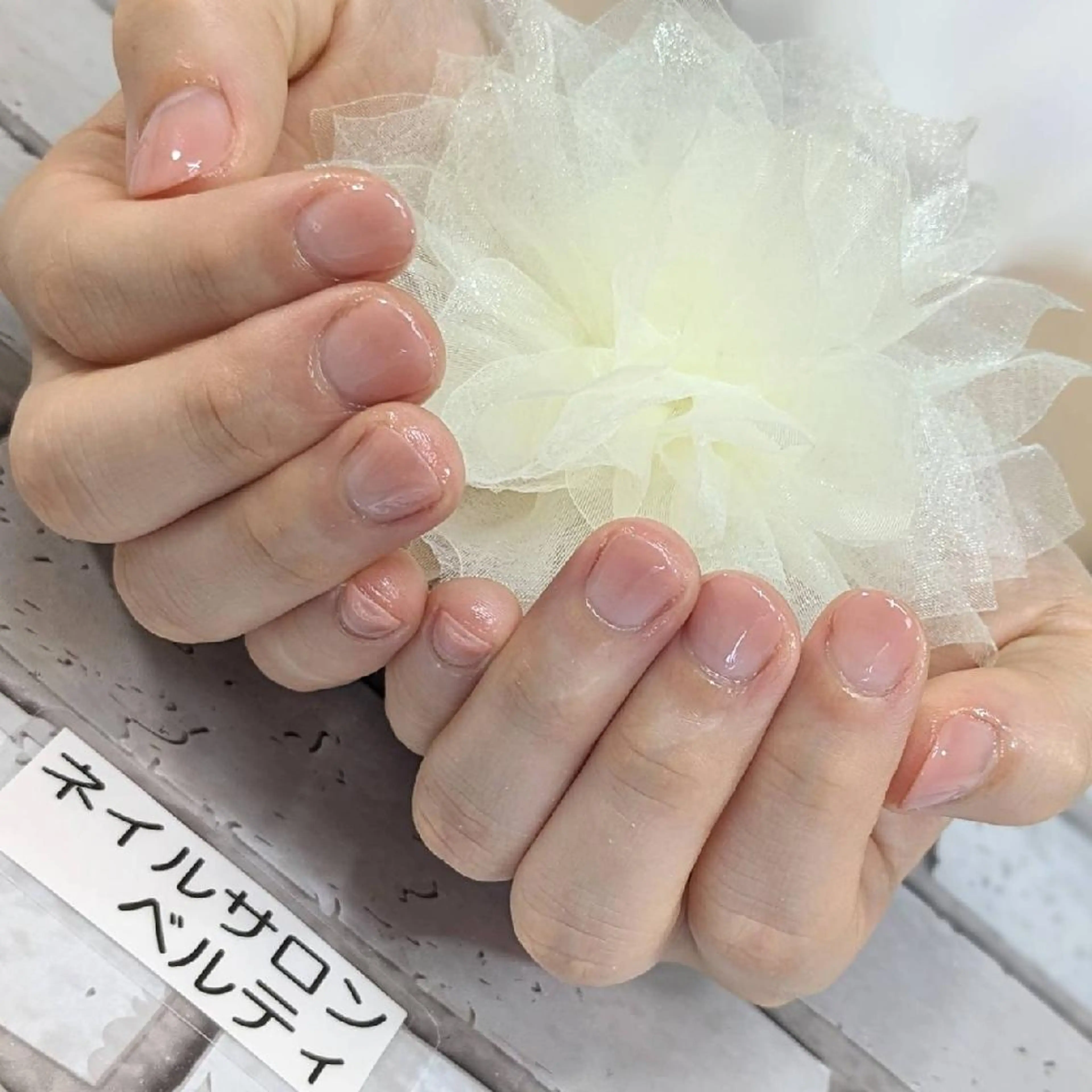 ネイル 桜ネイル グラデーション ピンク ショートネイル ブライダルネイル ハンドネイル ネイルサロンベルティ .keikoのネイルデザイン