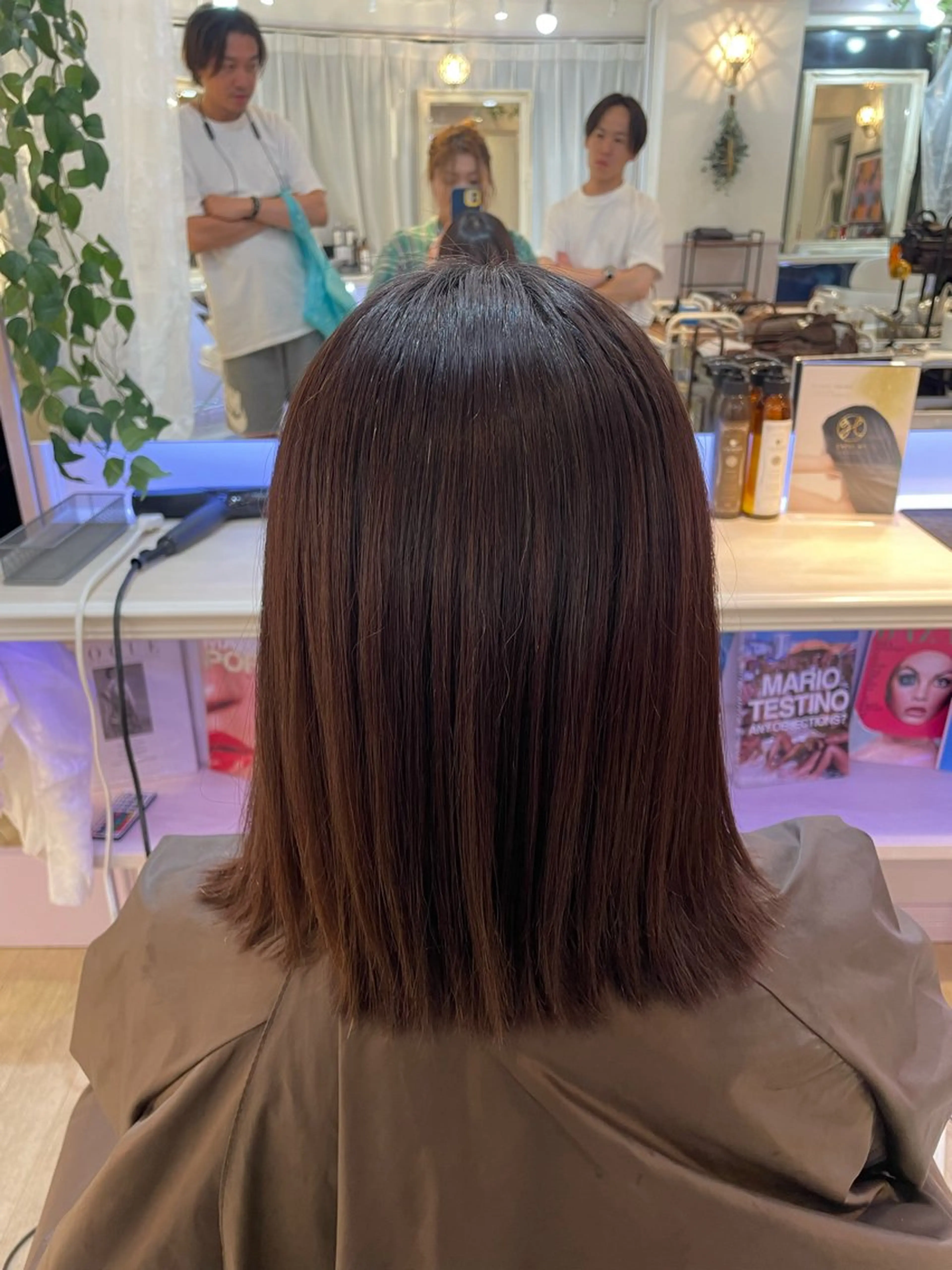 ミディアム 縮毛矯正 🌟ストレートモデル 募集🌟　あまねのヘアスタイル