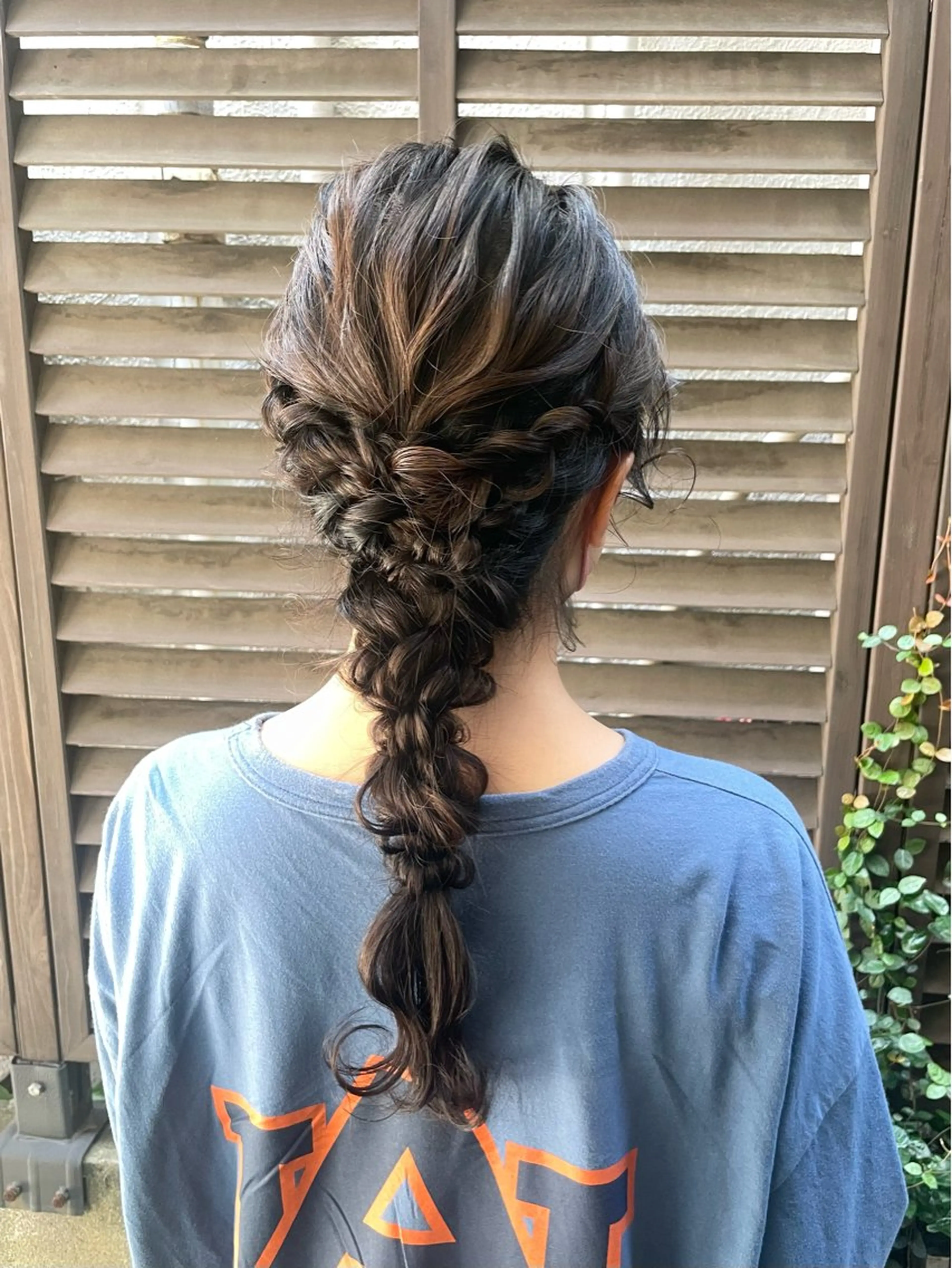 セミロング ヘアアレンジ ヘアセット 小原 慧美のヘアスタイル