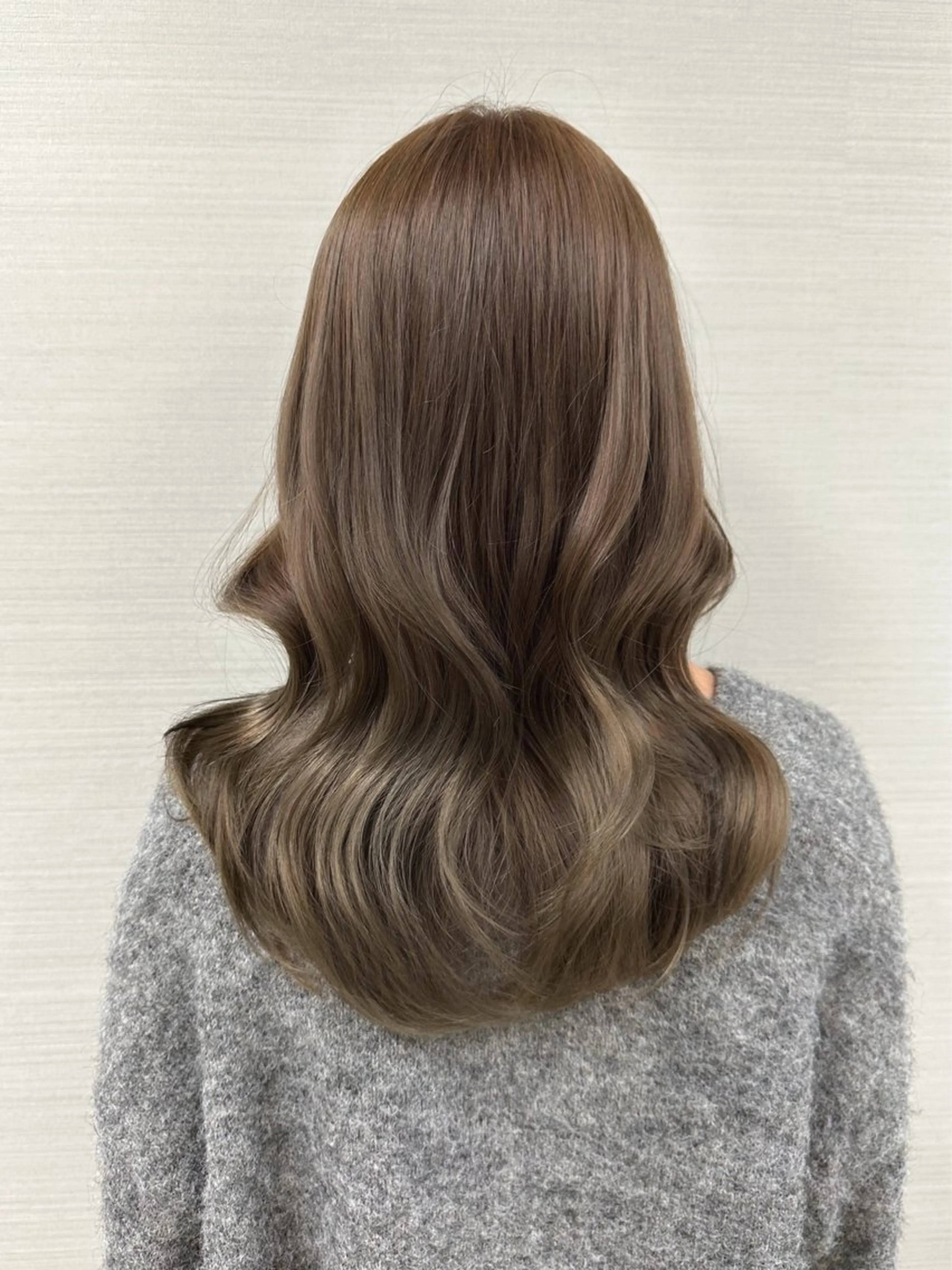 ミディアム カラー 韓国ヘア 店長NEGIのヘアスタイル