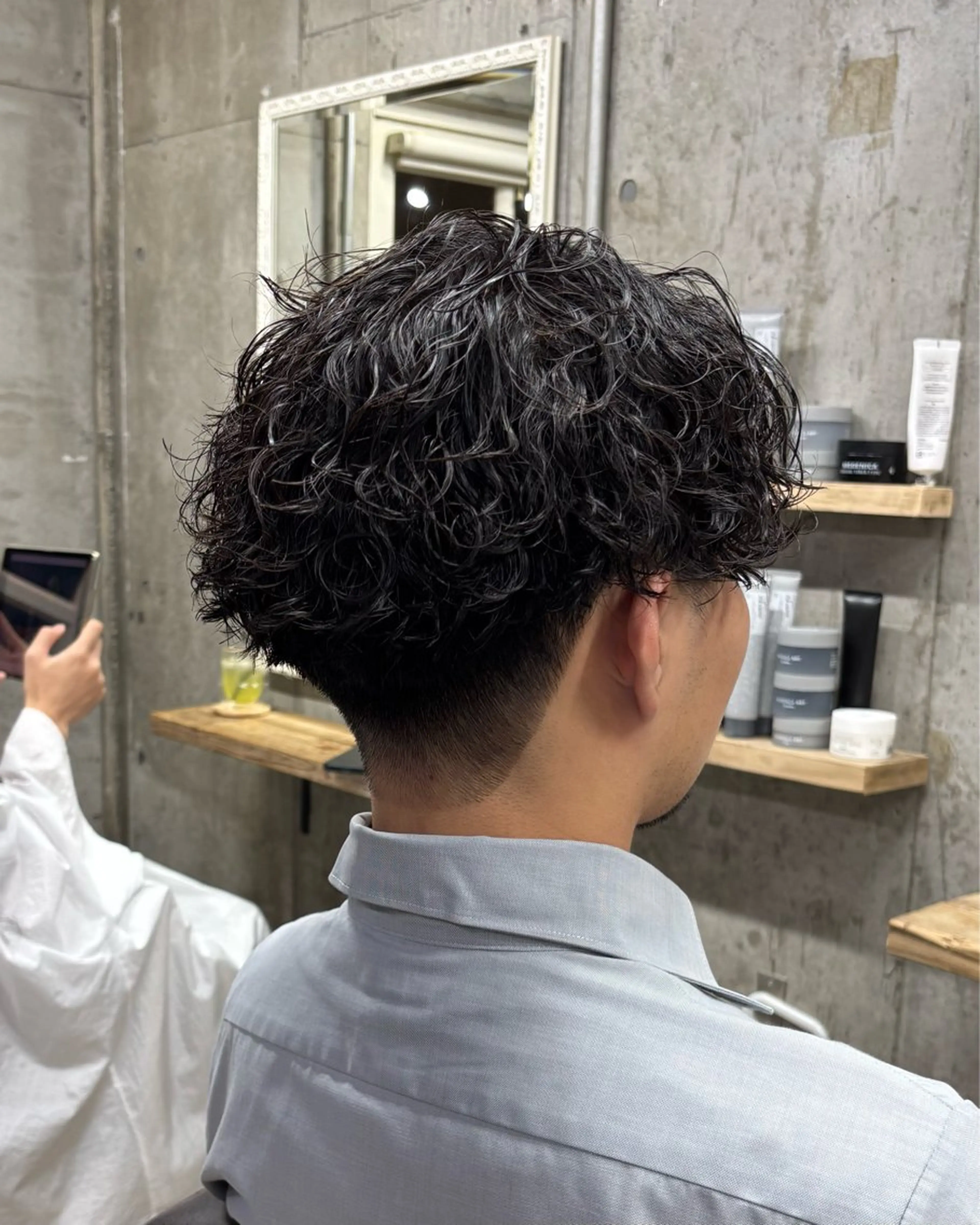 パーマ メンズ 波巻きパーマ 【メンズ特化】パーマ /マッシュ/ヨシダのヘアスタイル