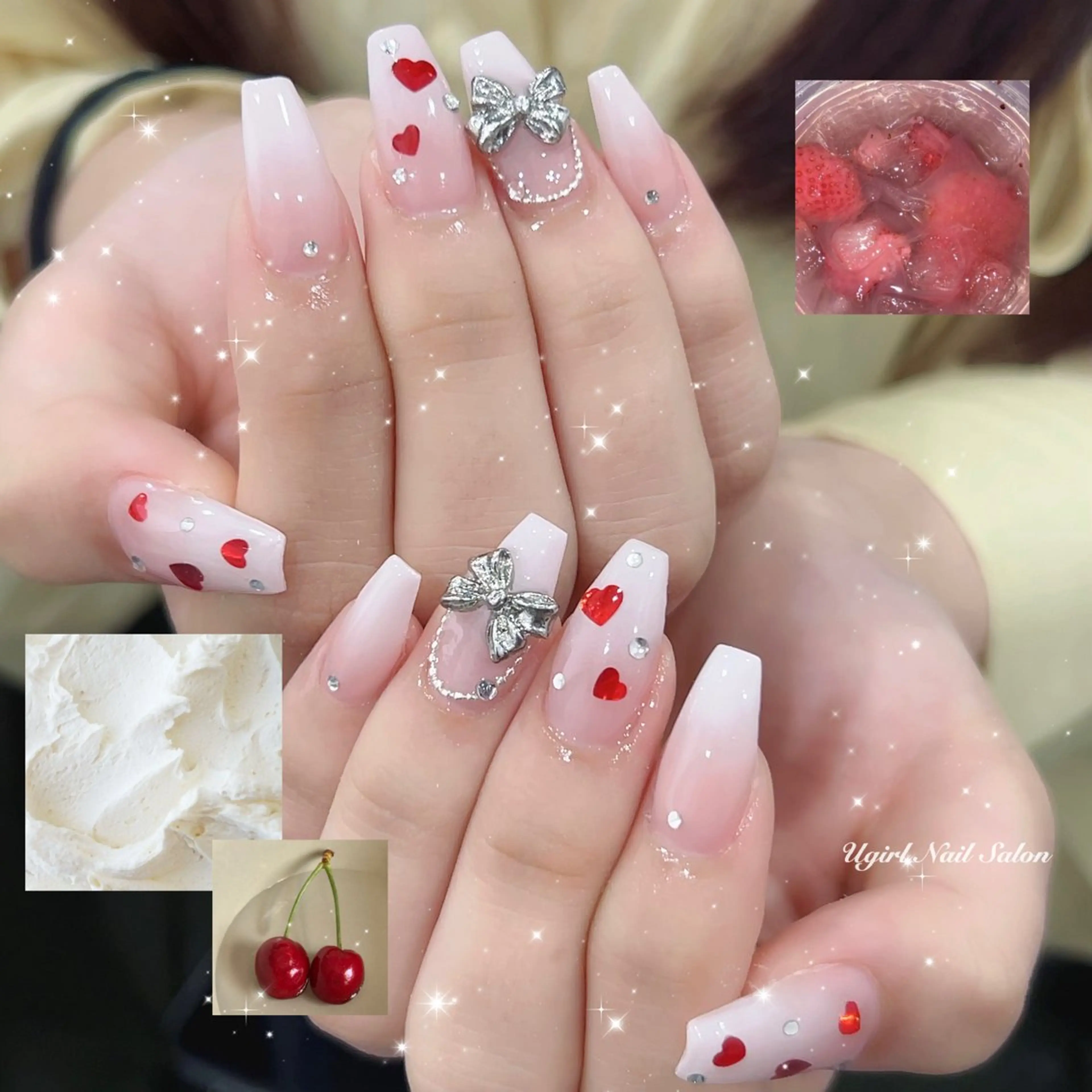 ネイル ハンドネイル 🪄mimi🎀 Midori🪽のネイルデザイン