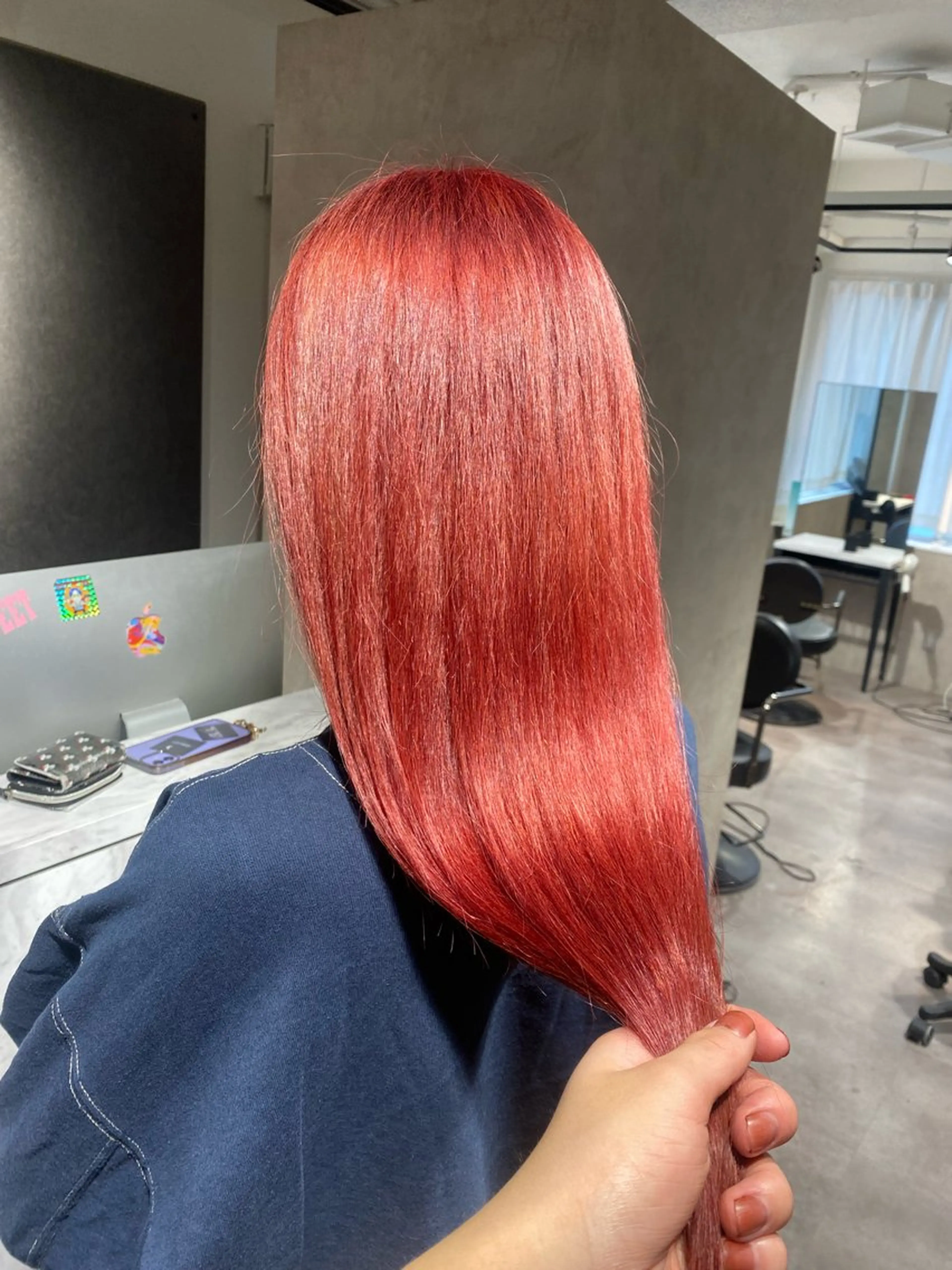 カラー ブリーチ ボルドーカラー ハイトーンカラー カット ヘアカラー Seleneコウキ ブリーチ/ハイトーンのヘアスタイル