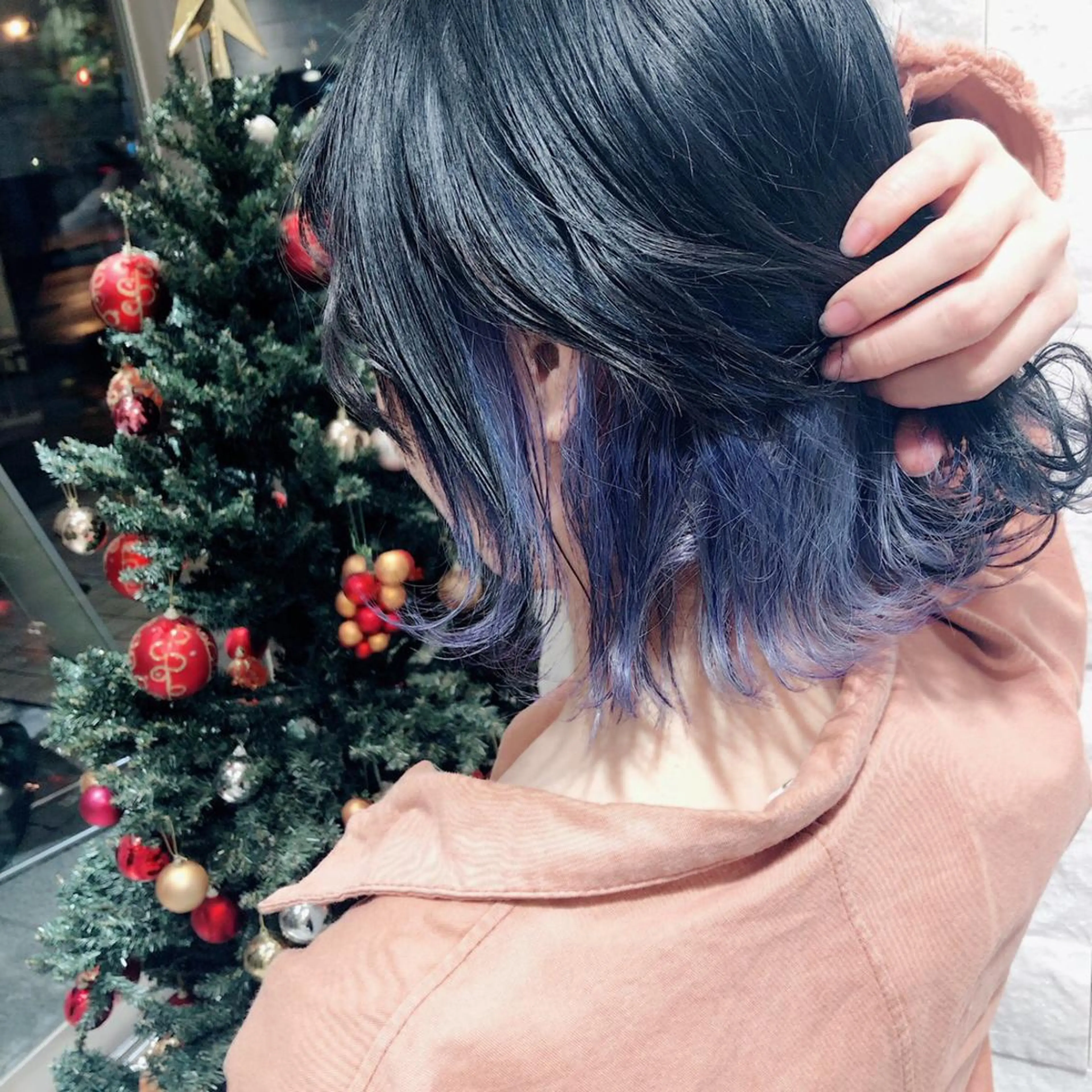 ショート カラー ブルーカラー ヘアカラー トリートメント 難しい髪質の縮毛矯正 高岡/射水/髪質改善のヘアスタイル