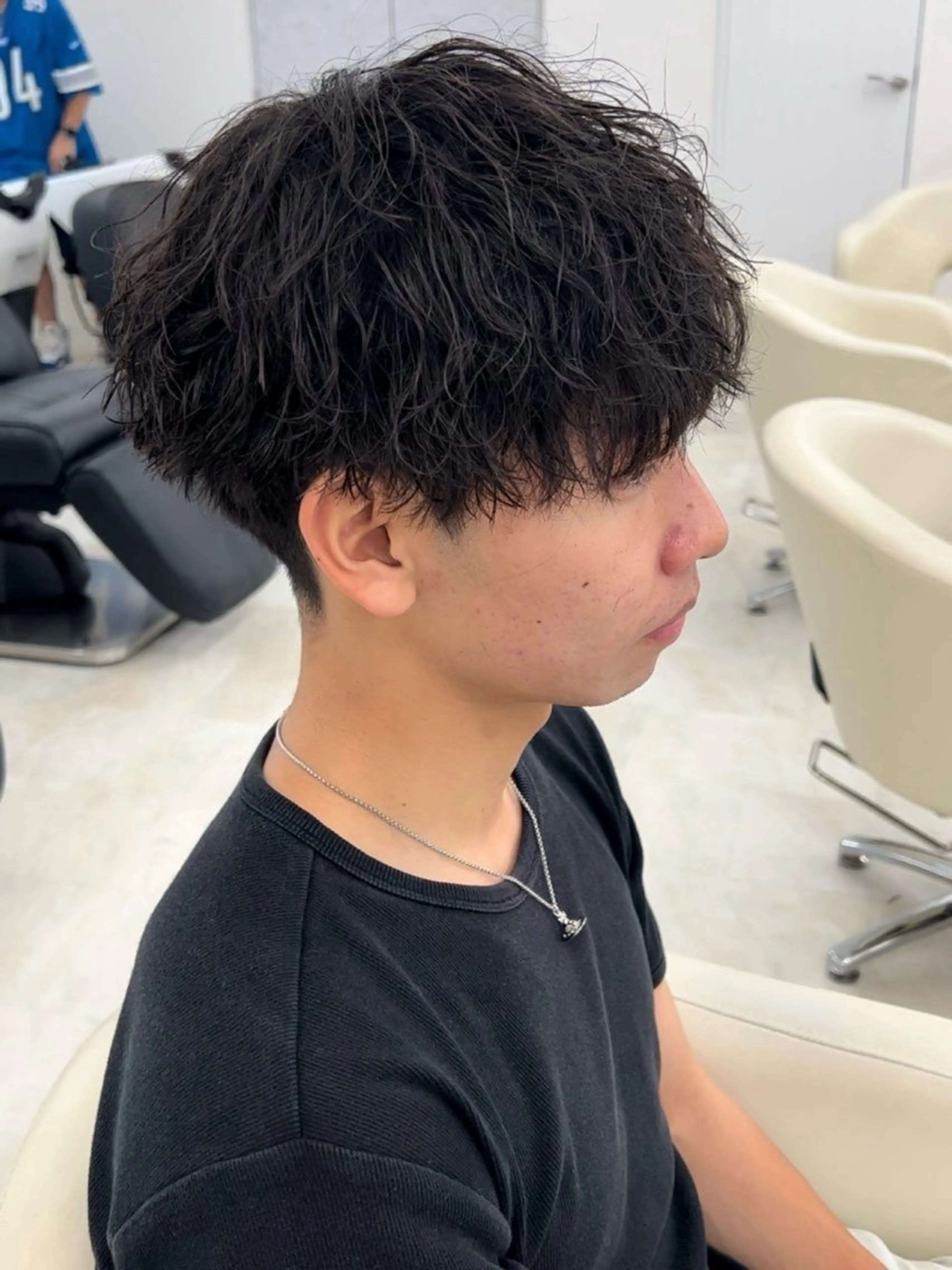 ショート パーマ メンズ メンズパーマ ツイストスパイラルパーマ スパイラルパーマ カット パーマ メンズパーマ美容師 りゅうせいのヘアスタイル