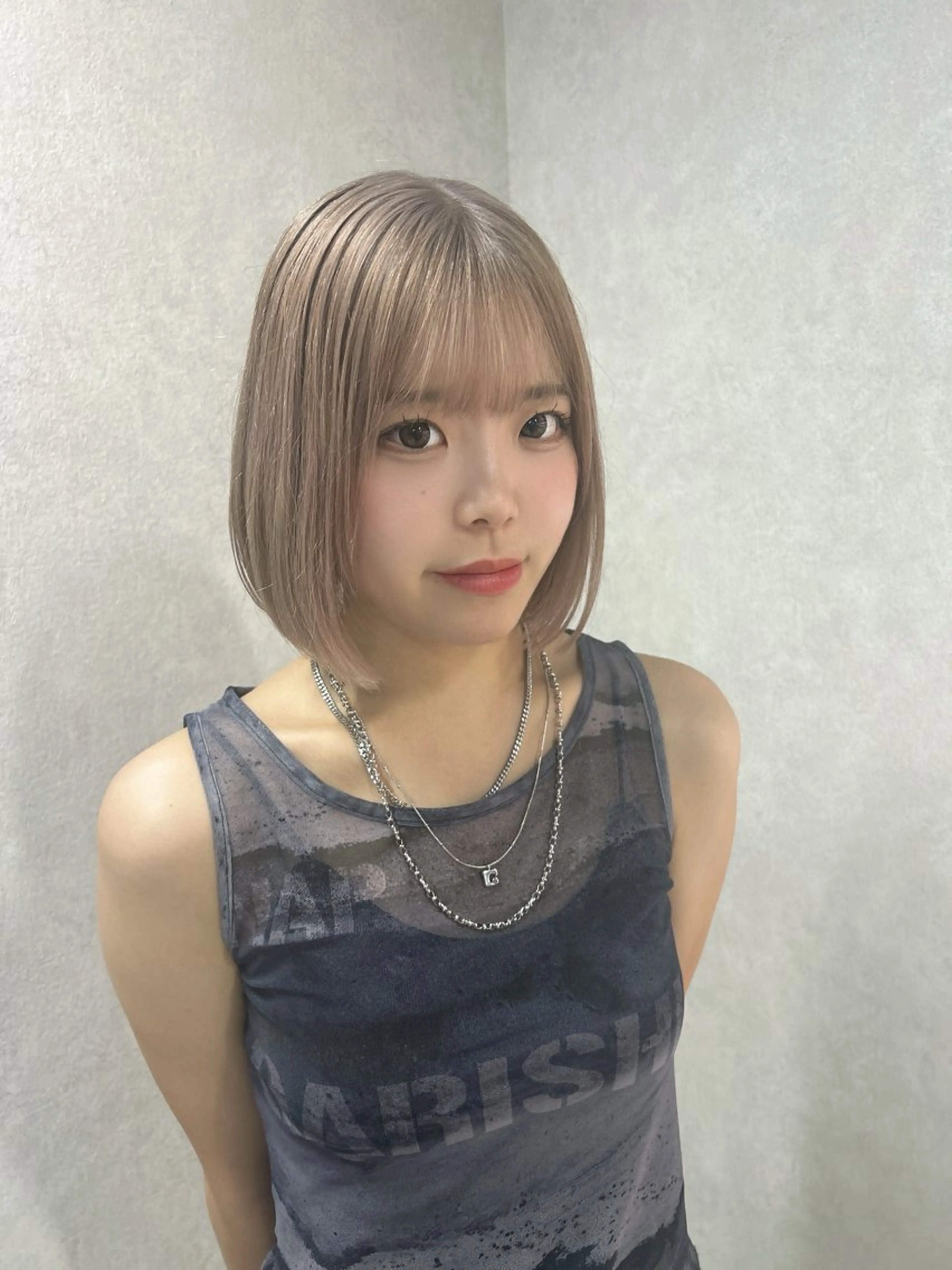 ショート カラー ワンホンヘア/ 透明感カラー/ゆうとのヘアスタイル