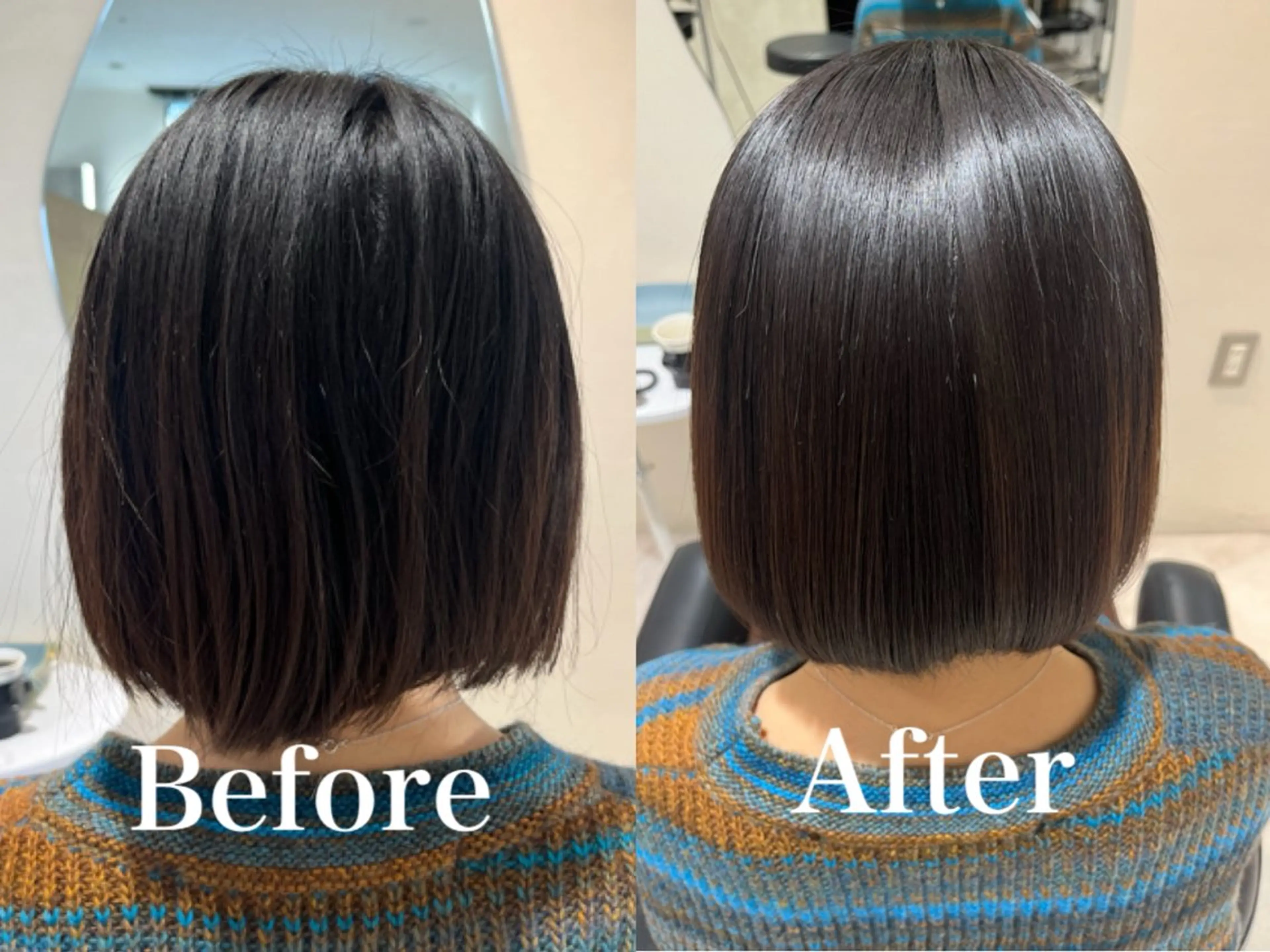 ショート パーマ 縮毛矯正 トリートメント 🫧美髪縮毛矯正🫧 Haruのヘアスタイル