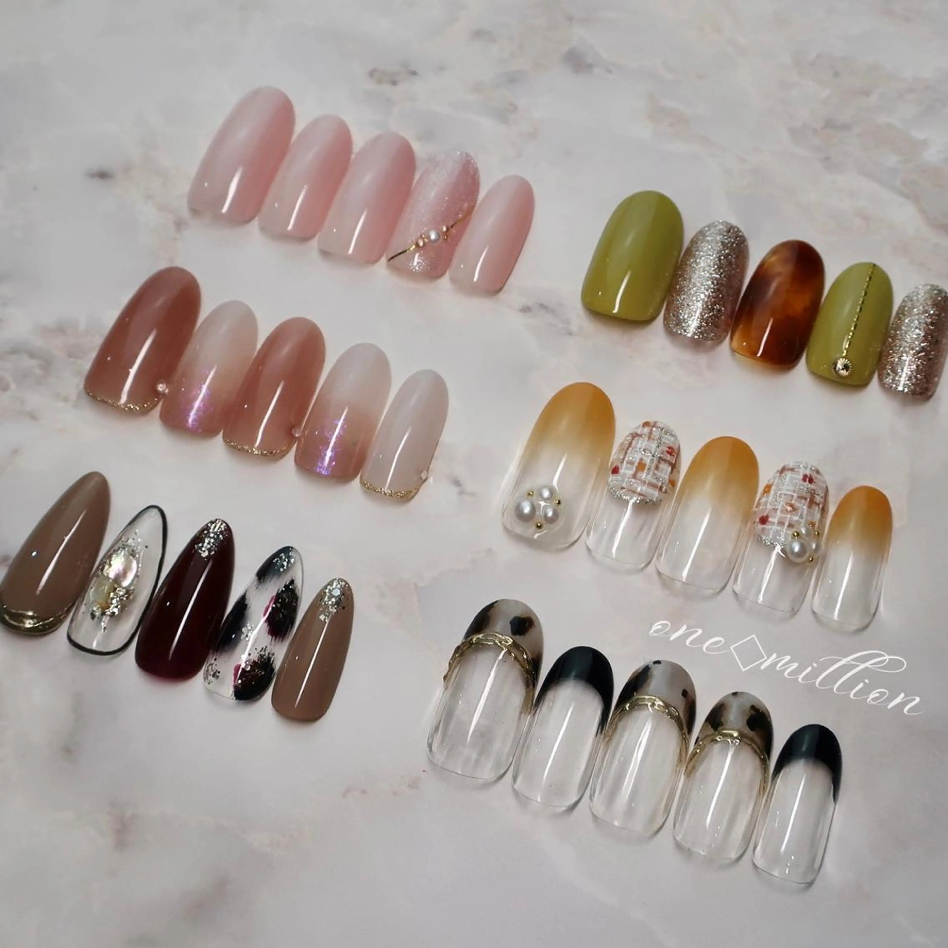 ネイル nail salon ワンミリオンのネイルデザイン