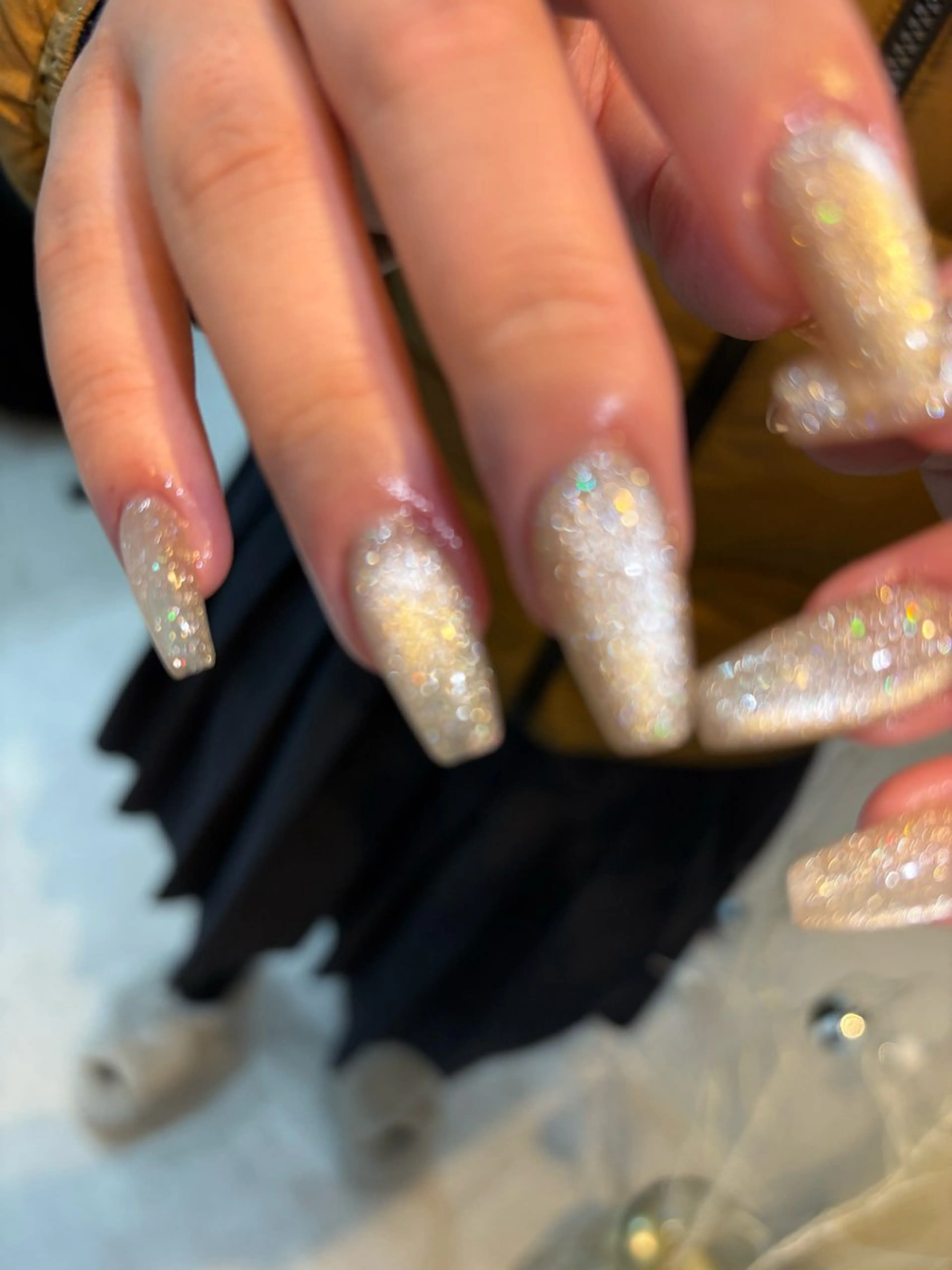 ネイル フラッシュネイル マグネットネイル nué nail 【halu】のネイルデザイン