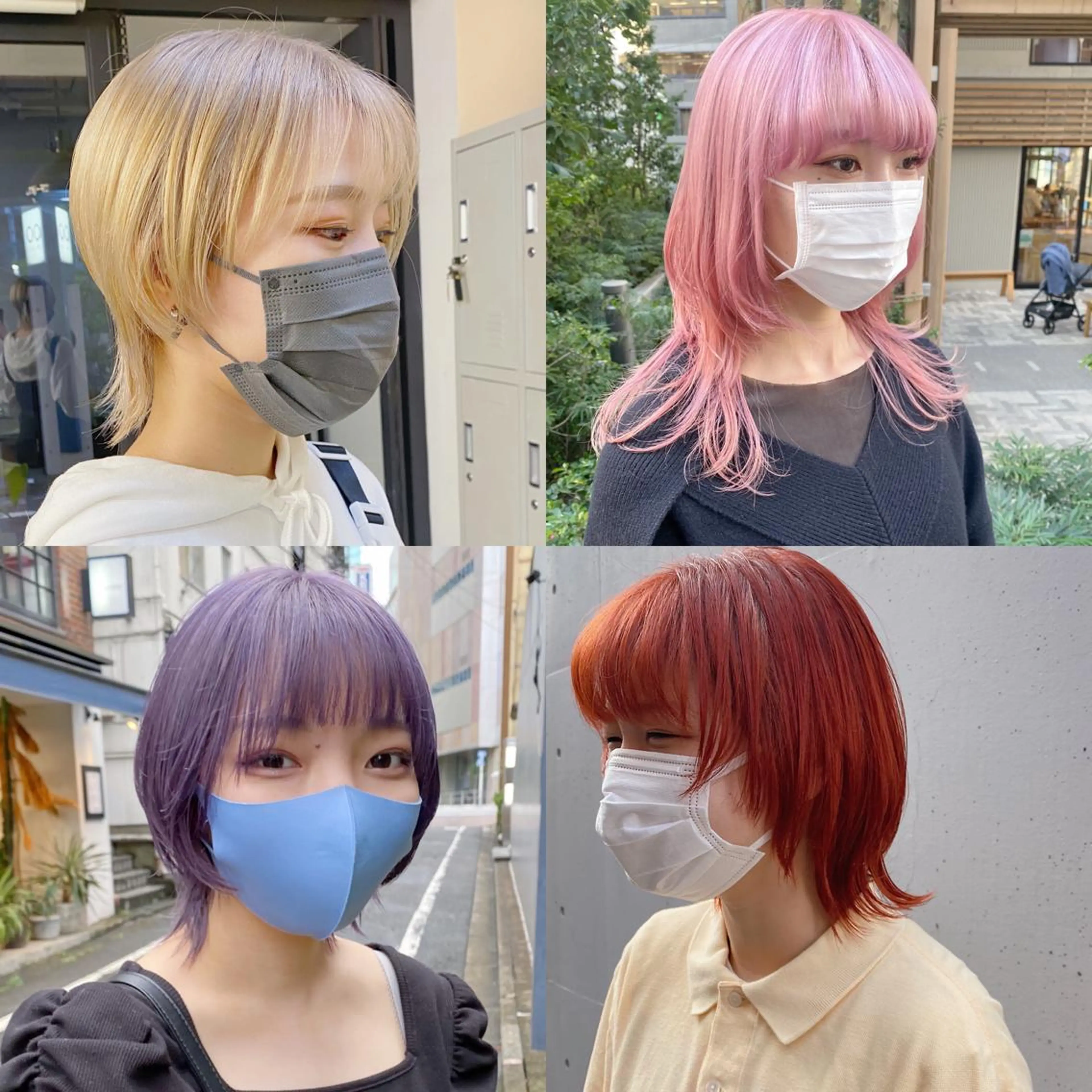 ミディアム カラー Flamme Annaのヘアスタイル