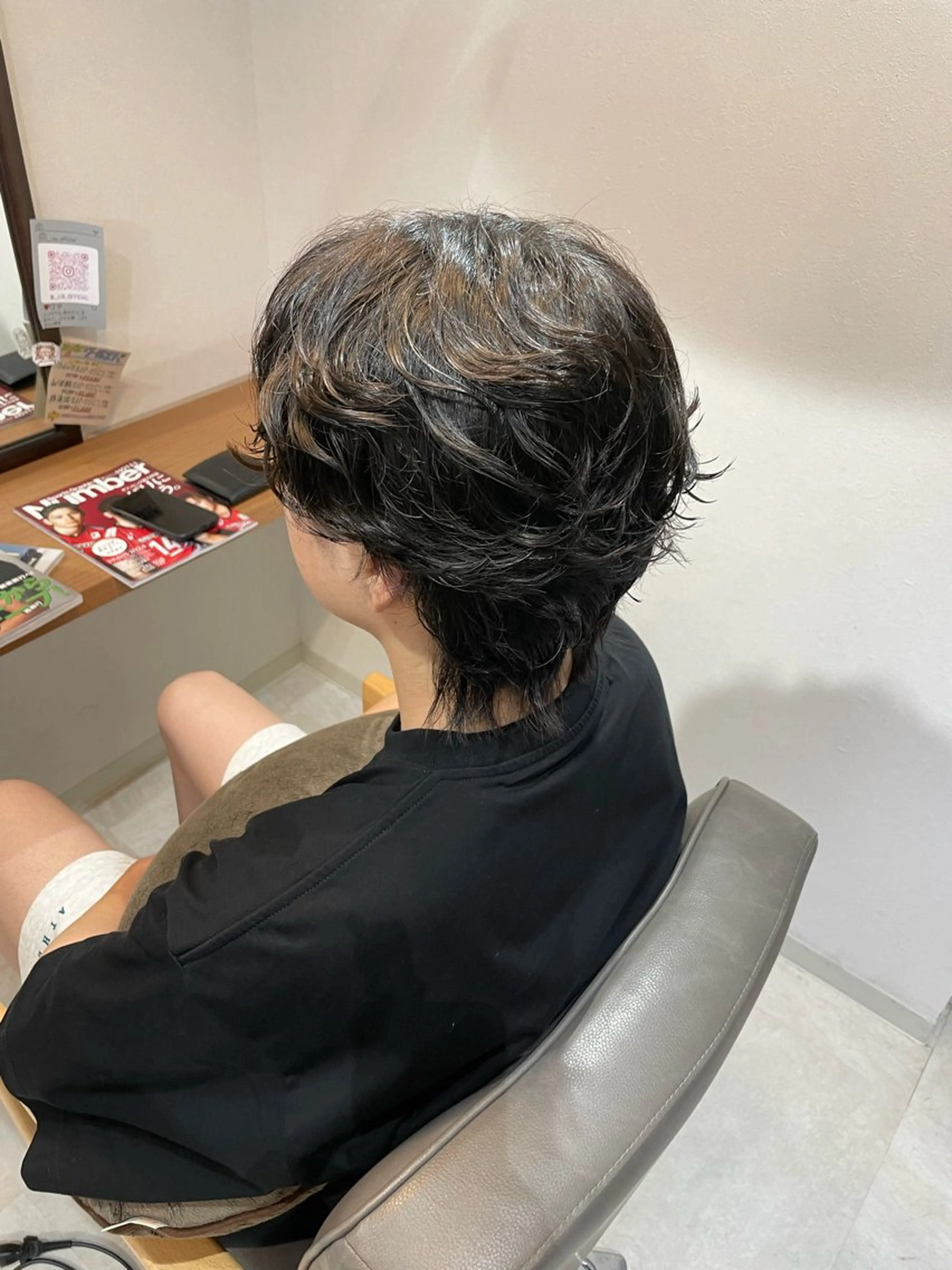 ショート パーマ メンズ カット パーマ ayaka |トレンドヘアのヘアスタイル