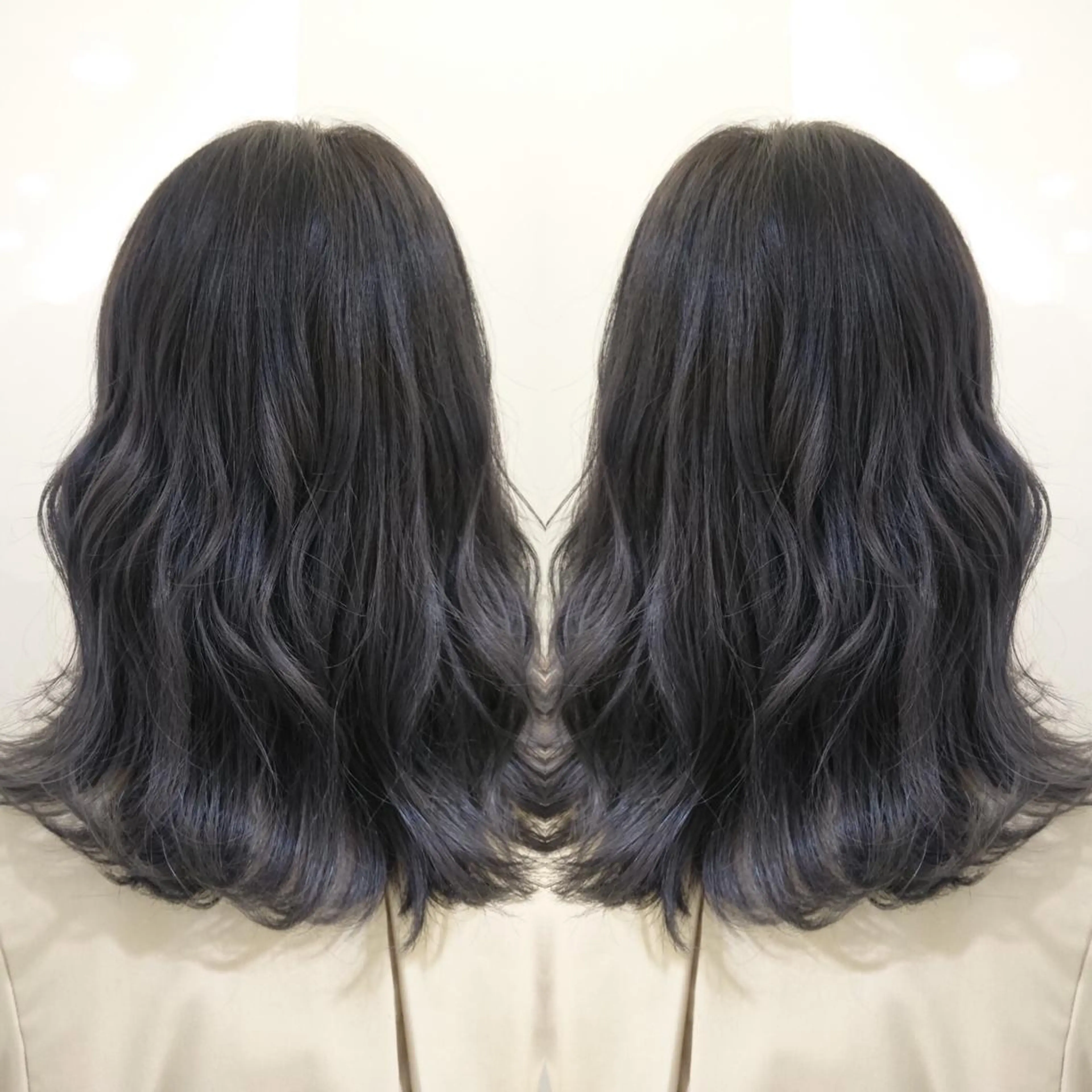 ミディアム カラー 韓国カラーエクステ 👑代表渡部雅己👑のヘアスタイル