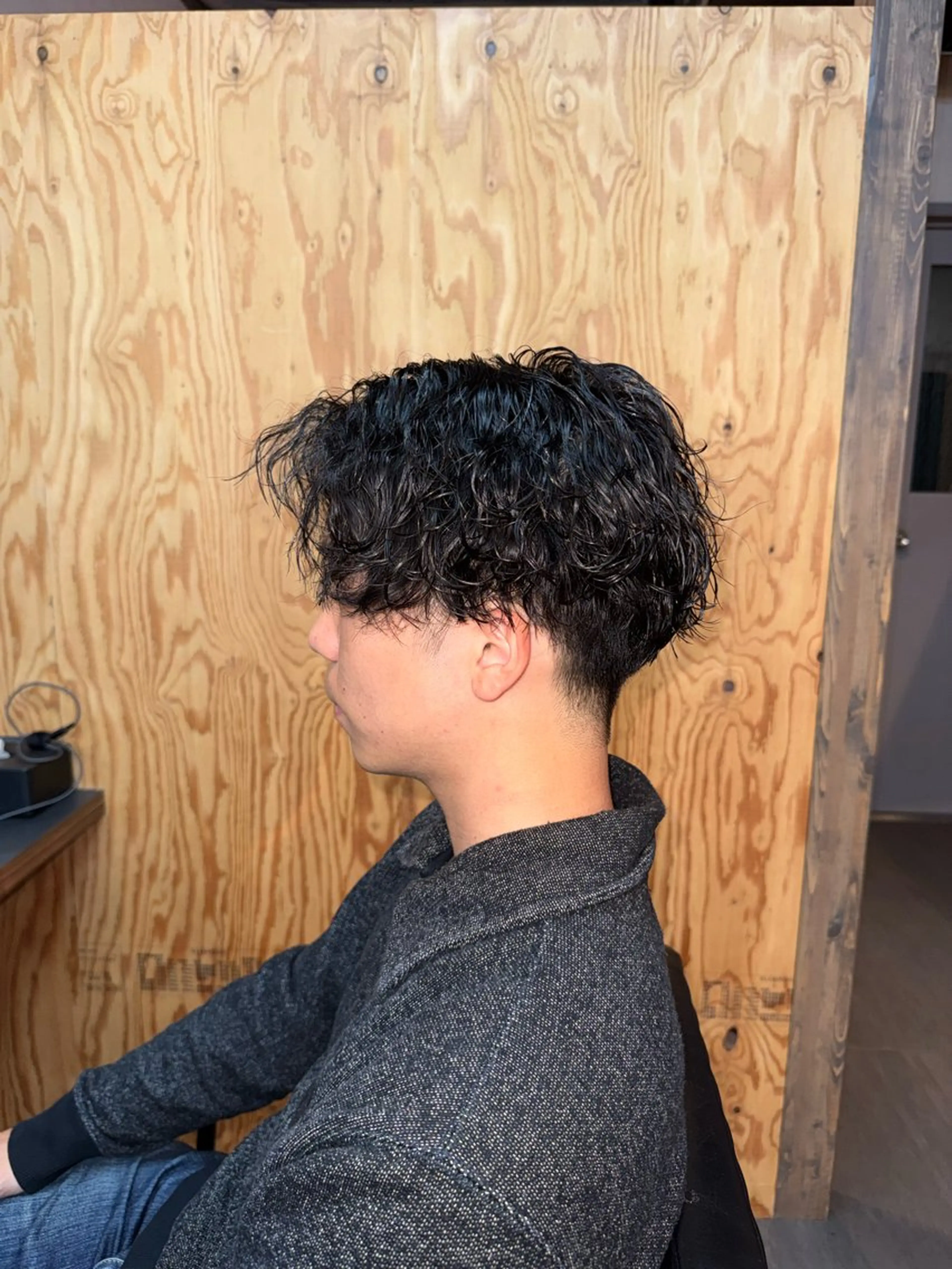 ショート パーマ メンズ カット パーマ 増山 諒 【メンズ専門美容師】のヘアスタイル