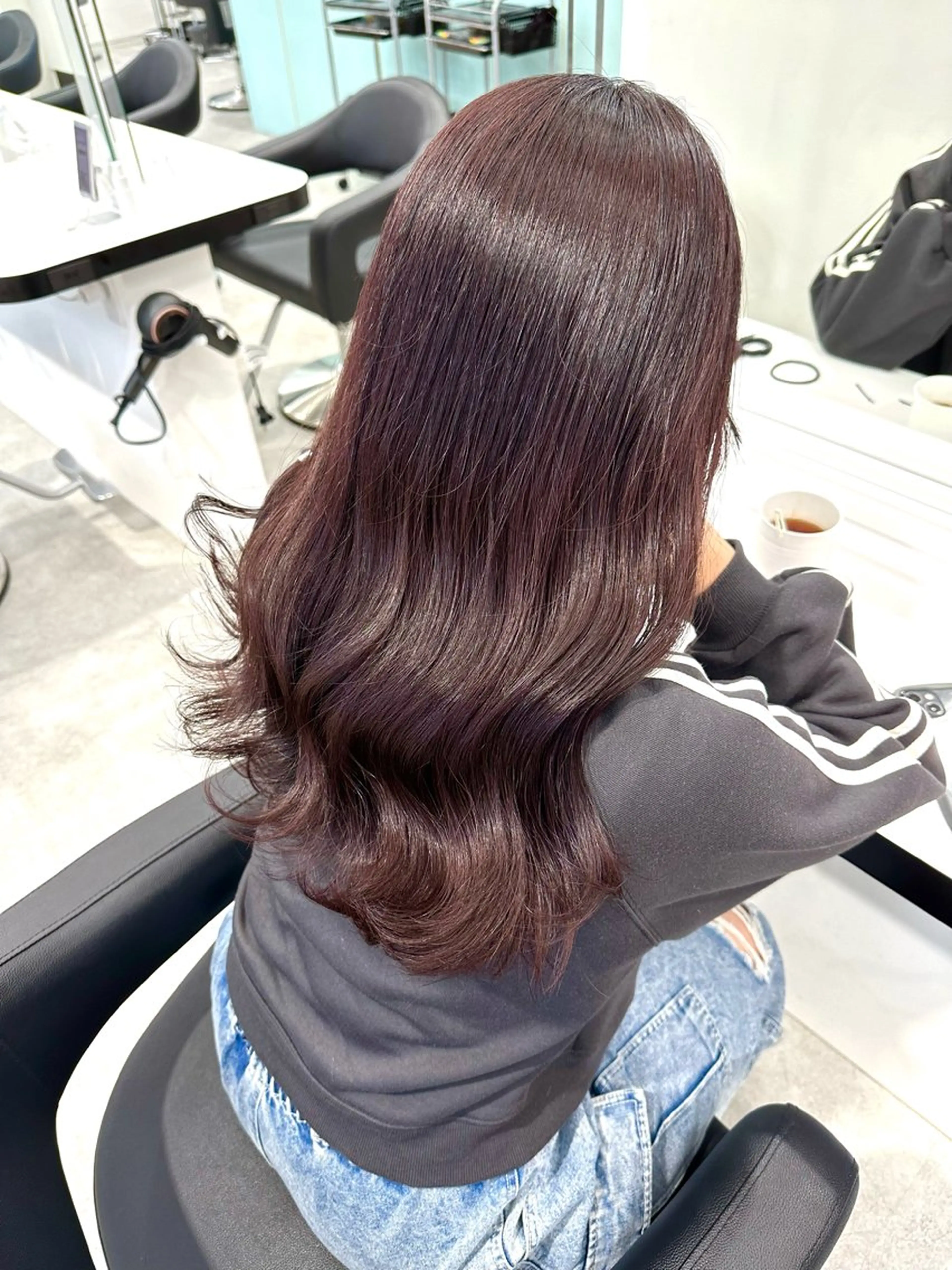 セミロング カラー 透明感・トレンドヘア 🫧齋藤拓未🫧のヘアスタイル