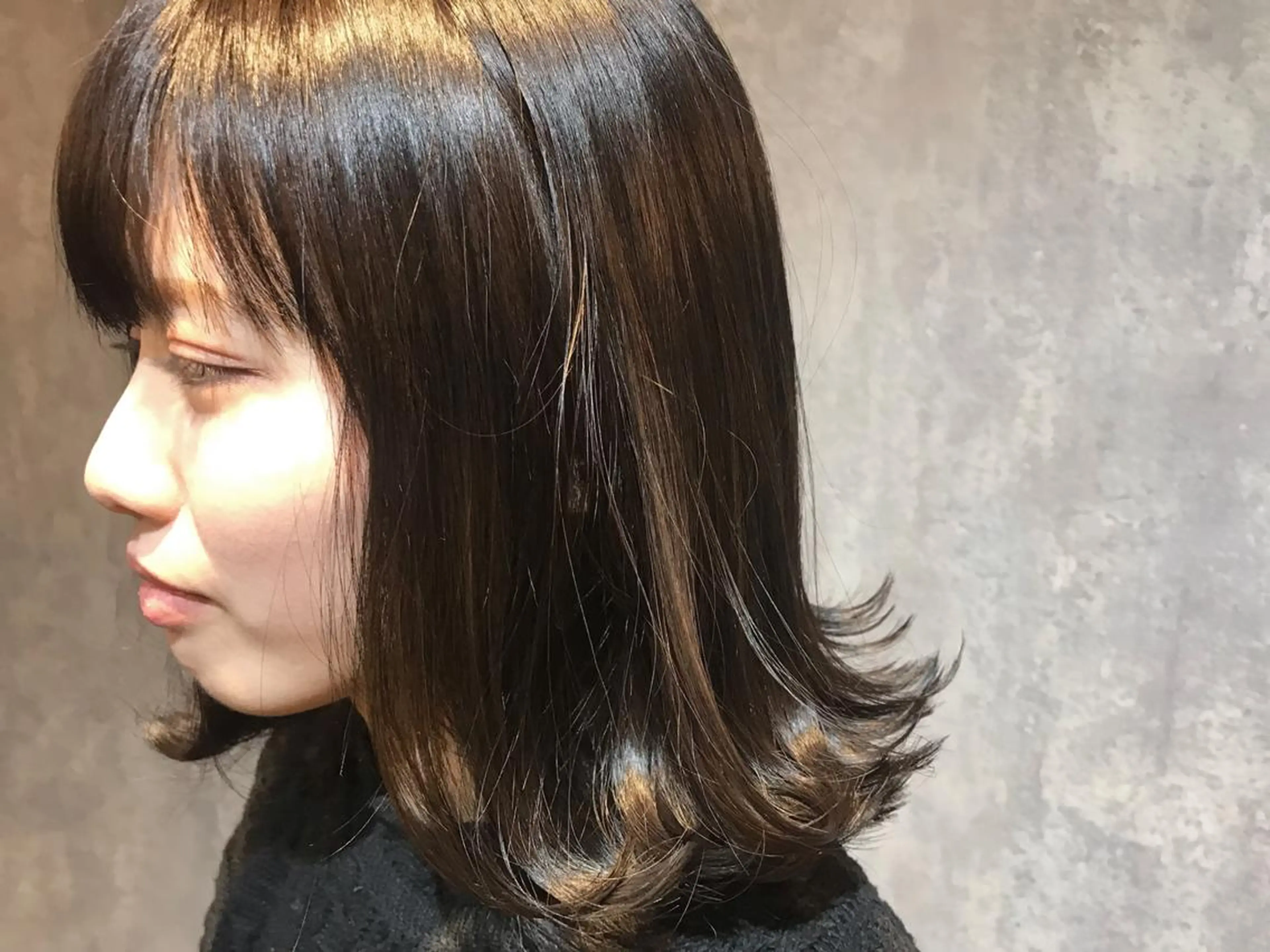 ミディアム アッシュ vato バトのヘアスタイル