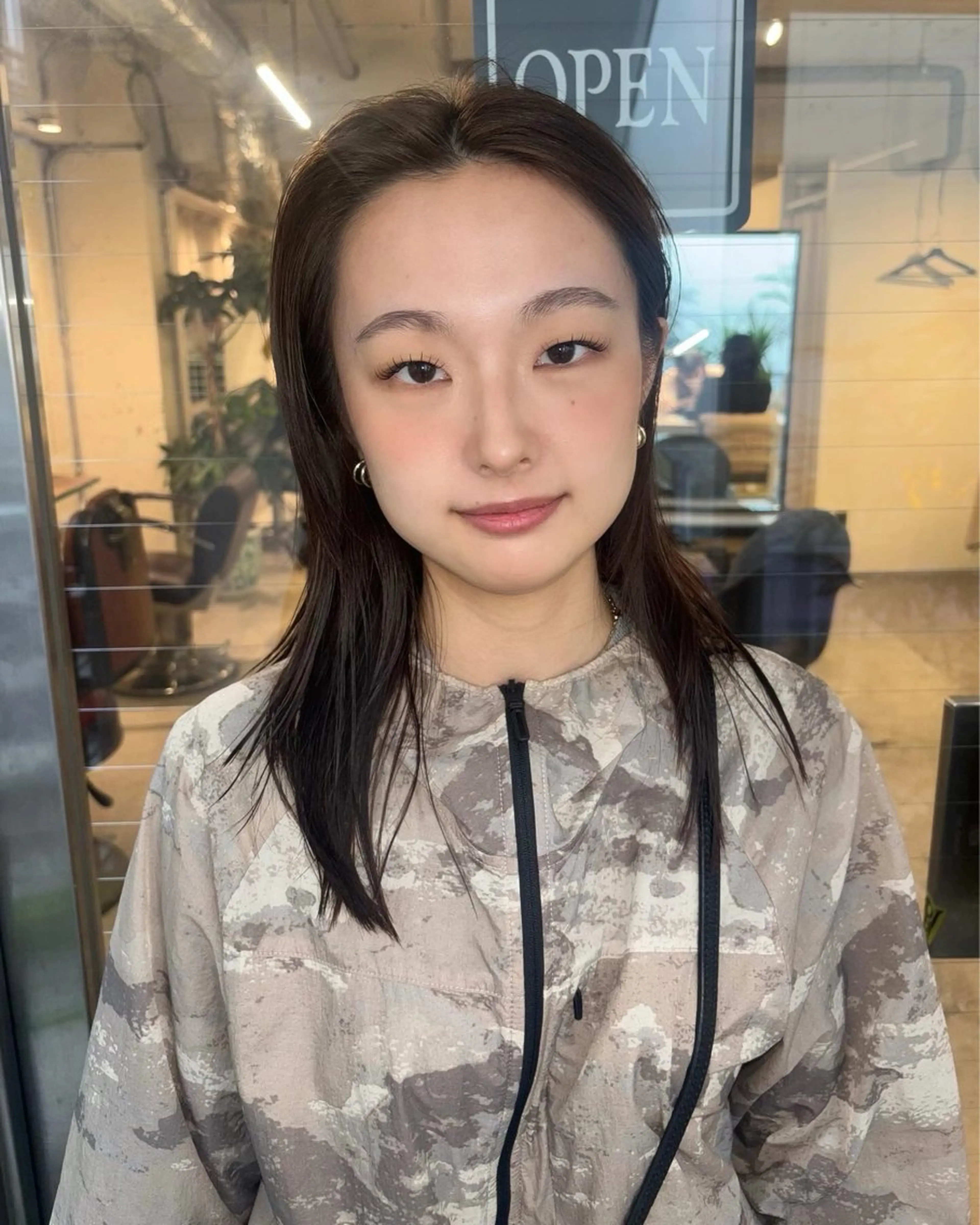 マツエク・マツパ フラットラッシュ パリジェンヌラッシュリフト まつげパーマ 下まつげエクステ 一重×まつ毛パーマ NORA senaのマツエク・マツパデザイン