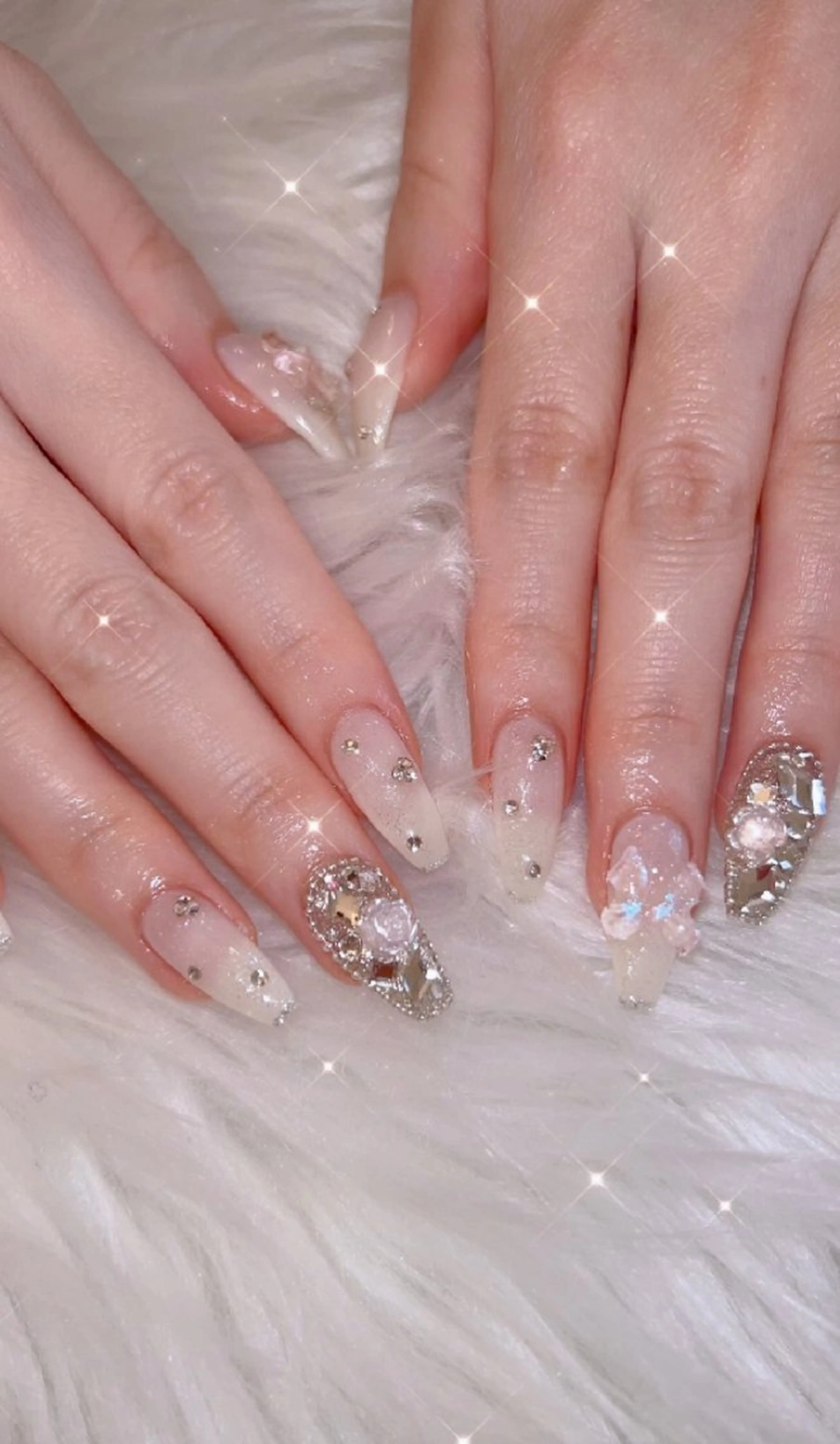 ネイル アートネイル バレンタイン ハンドネイル I LOVE ME NAIL.｡.:*♡のネイルデザイン