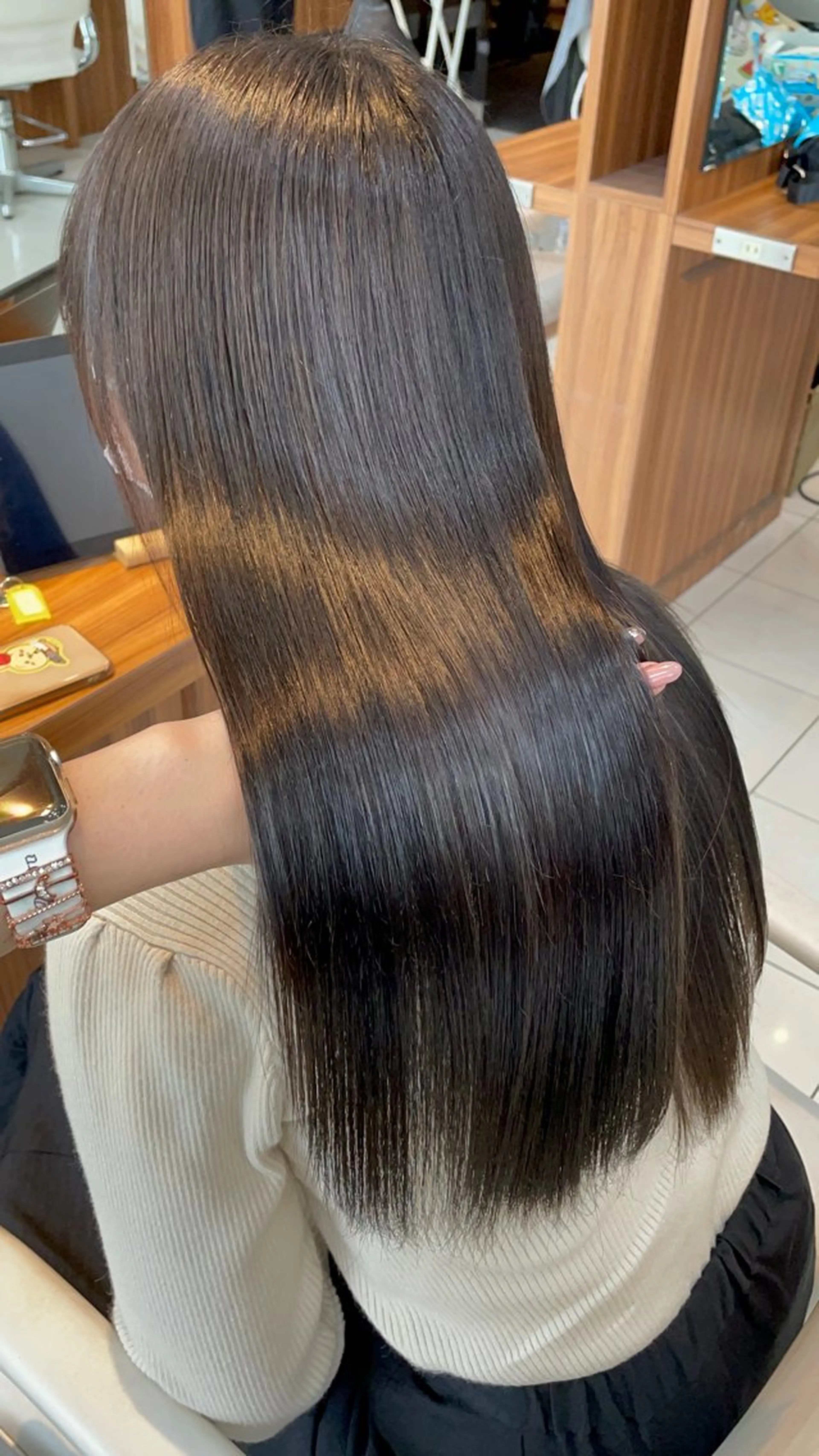 ロング 縮毛矯正 ☪︎⋆ hair & eye yuka˚✩のマツエク・マツパデザイン