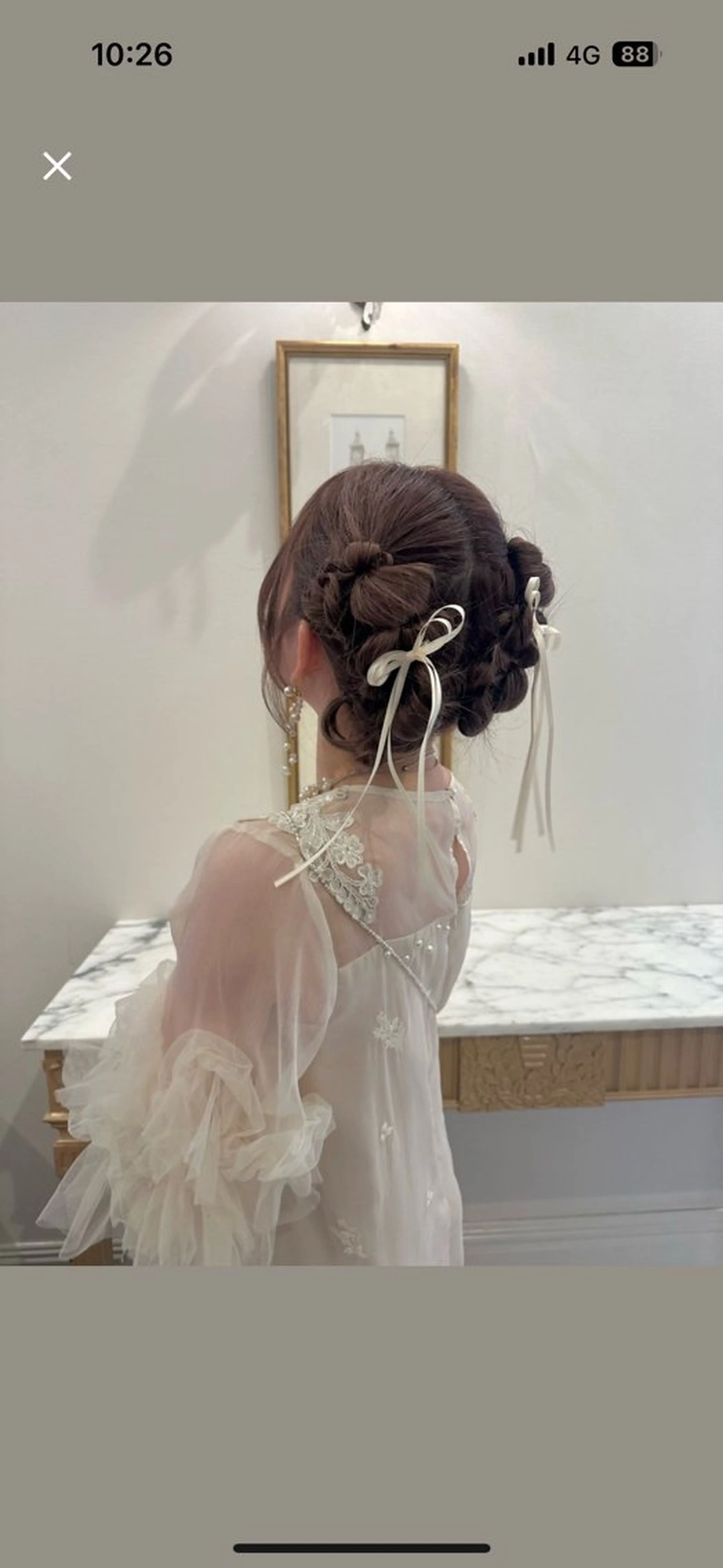 ミディアム ヘアセット 柔らかbeige /chinari❤︎のヘアスタイル