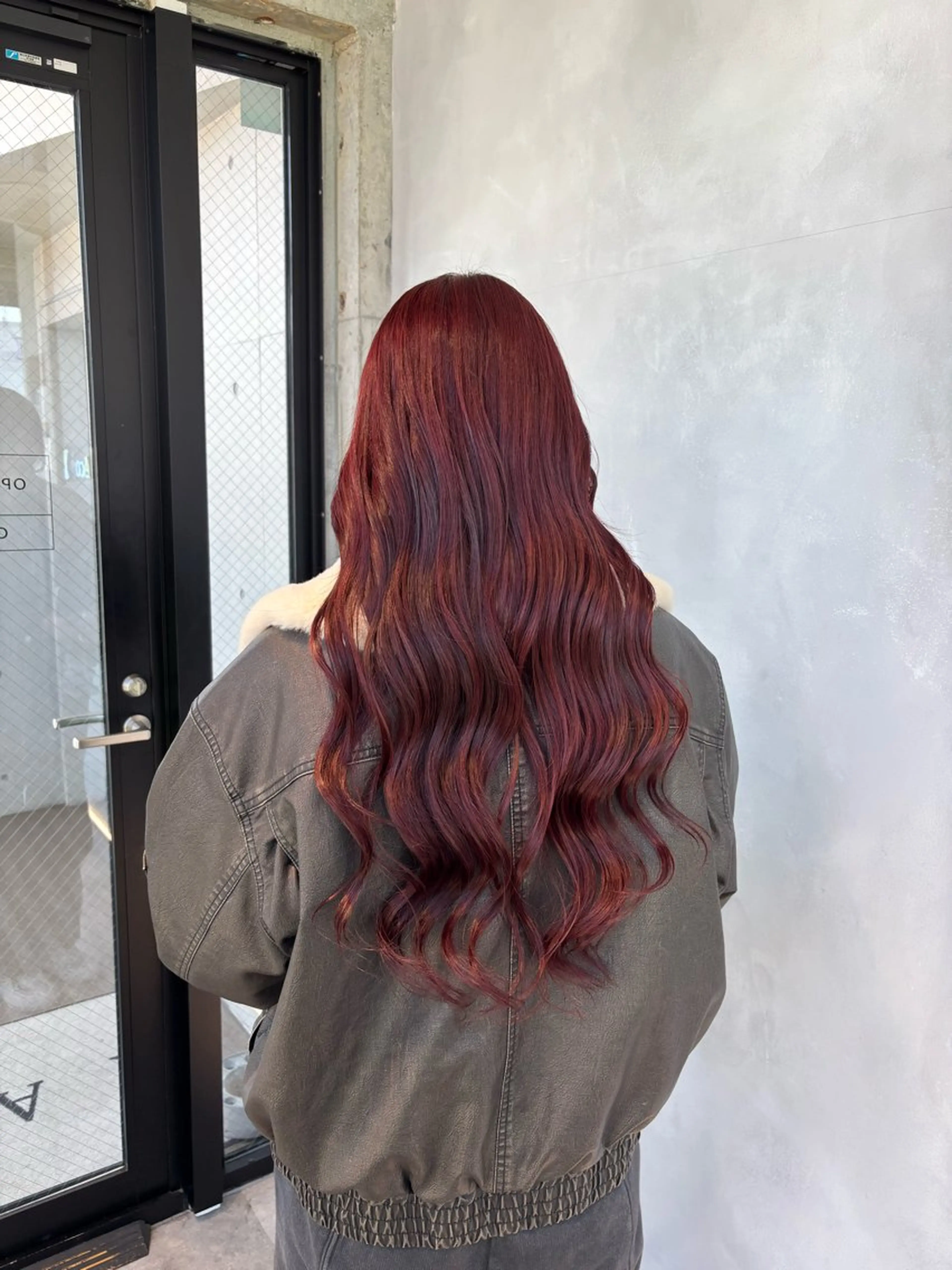 ロング カラー カット ヘアカラー トリートメント 暖色/ハイトーン/ カラー/HBLのヘアスタイル