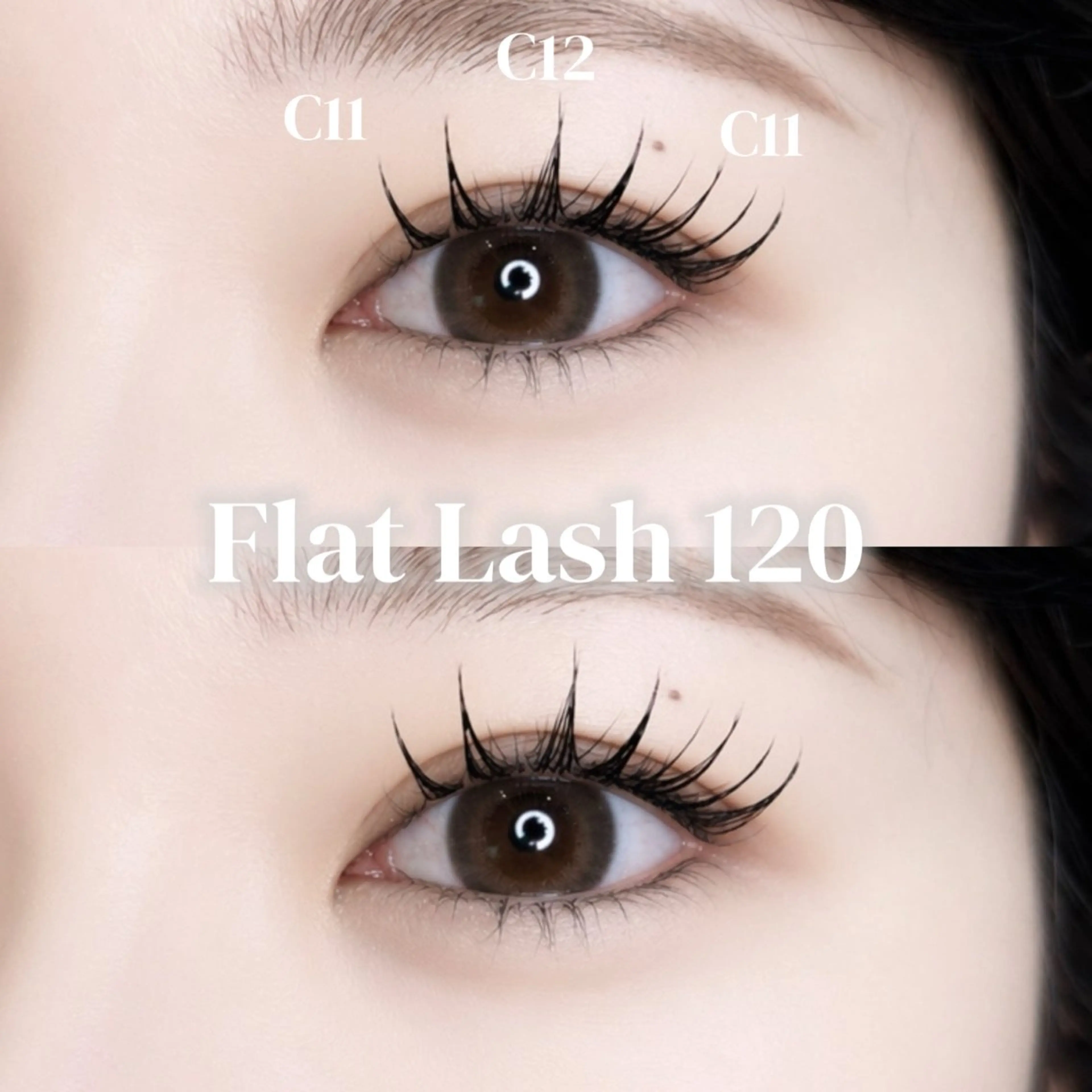 マツエク・マツパ キュート フラットラッシュ ‪‪OLIVIA 五十嵐  ‪‪❤︎‬のマツエク・マツパデザイン