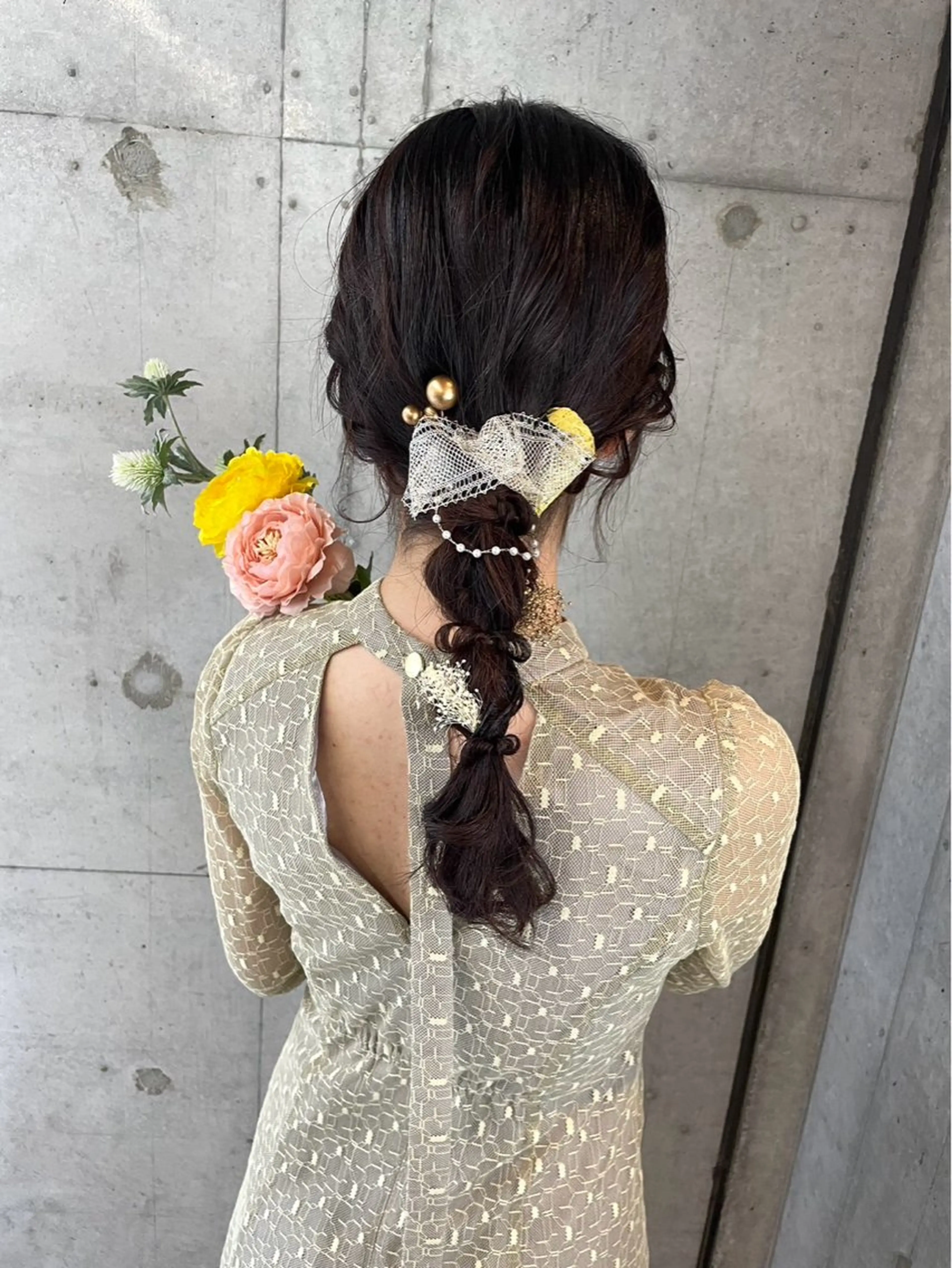 ヘアアレンジ ヘアセット 美髪× ヘアセット✨Araiのヘアスタイル