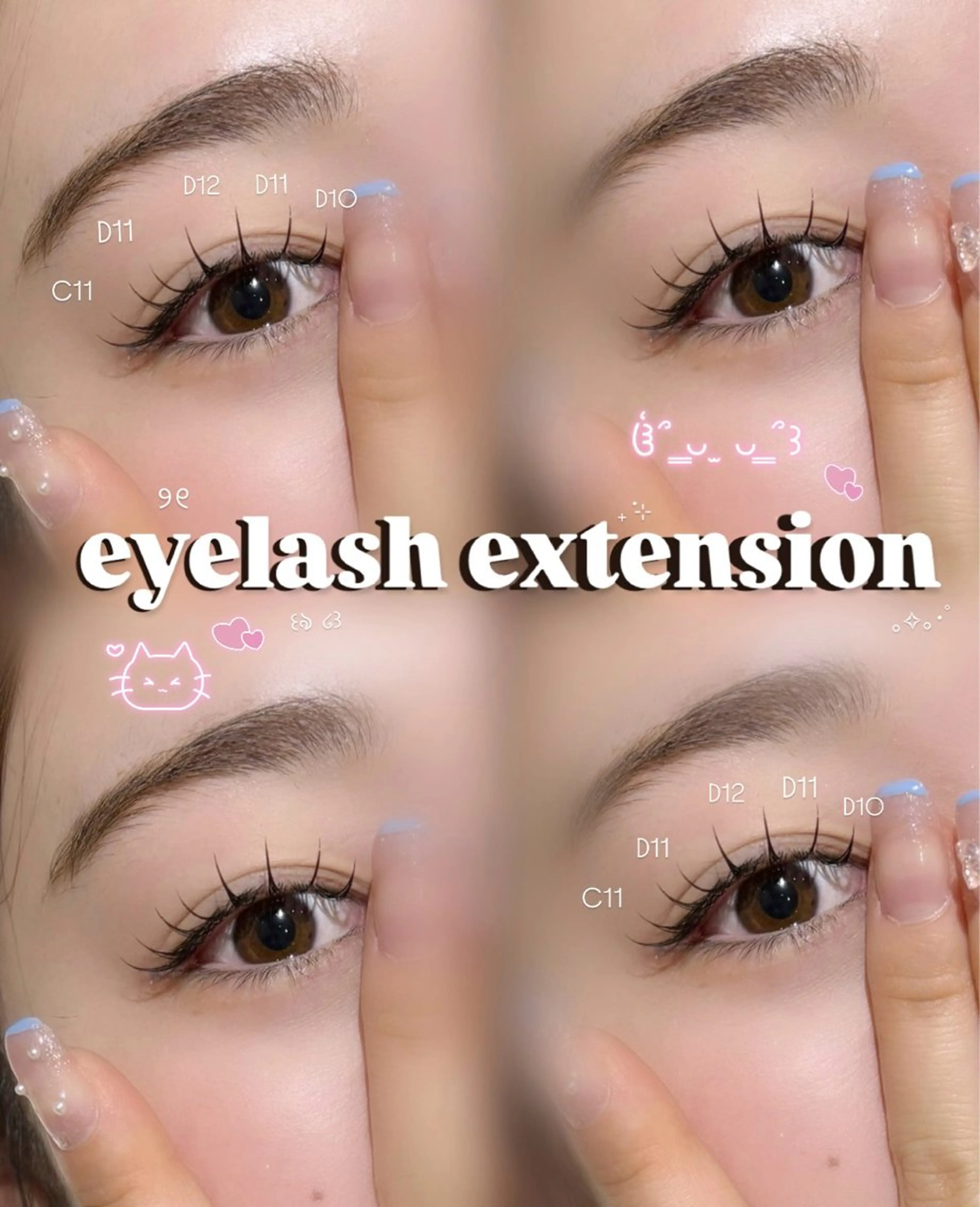 マツエク・マツパ マツエク Rinka/束感/L ED/Lカール🎀のマツエク・マツパデザイン