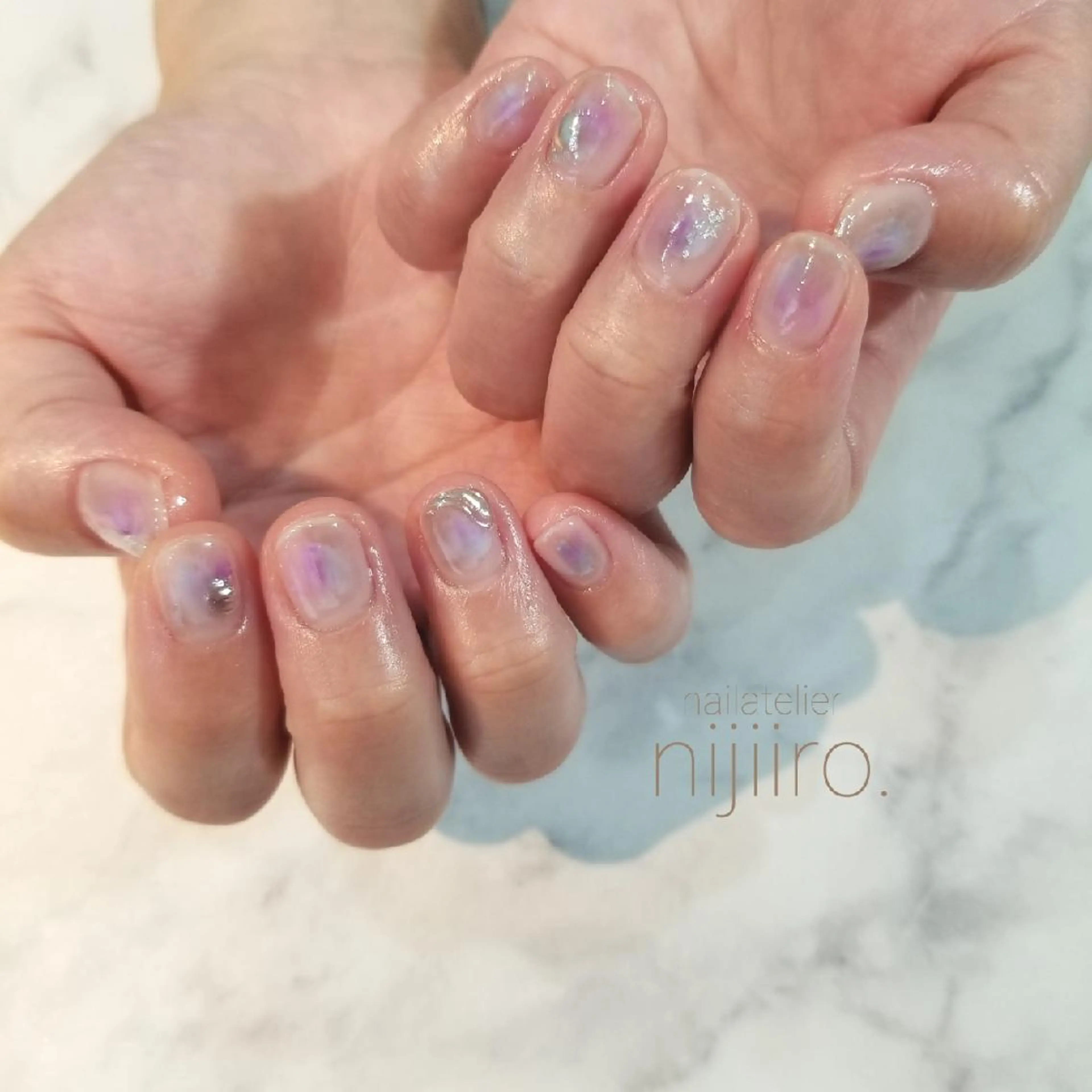 ネイル ニュアンスネイル ハンドネイル nijiiro🌈 サトウのネイルデザイン