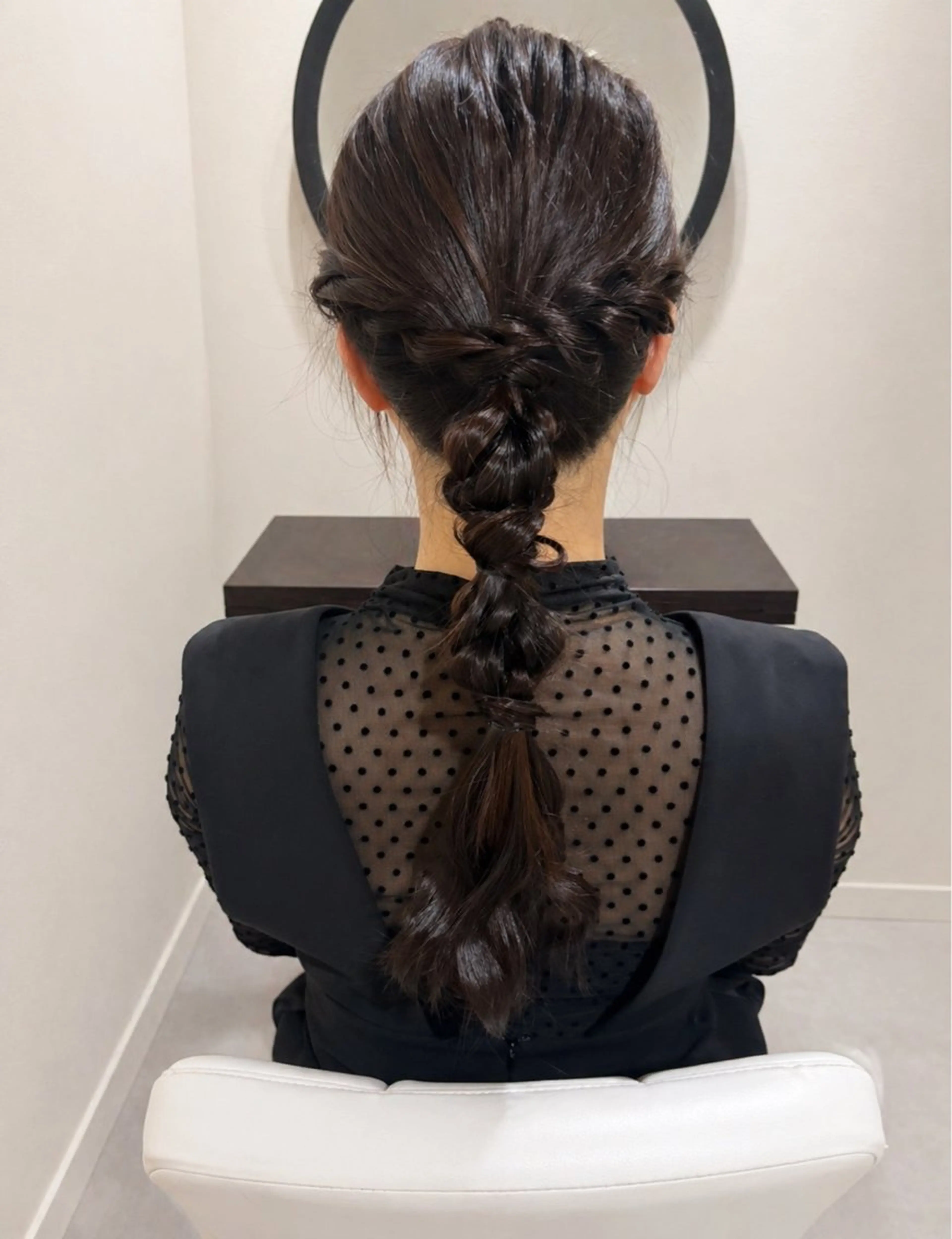 ロング ヘアアレンジ ヘアセット 松田 千佳のマツエク・マツパデザイン