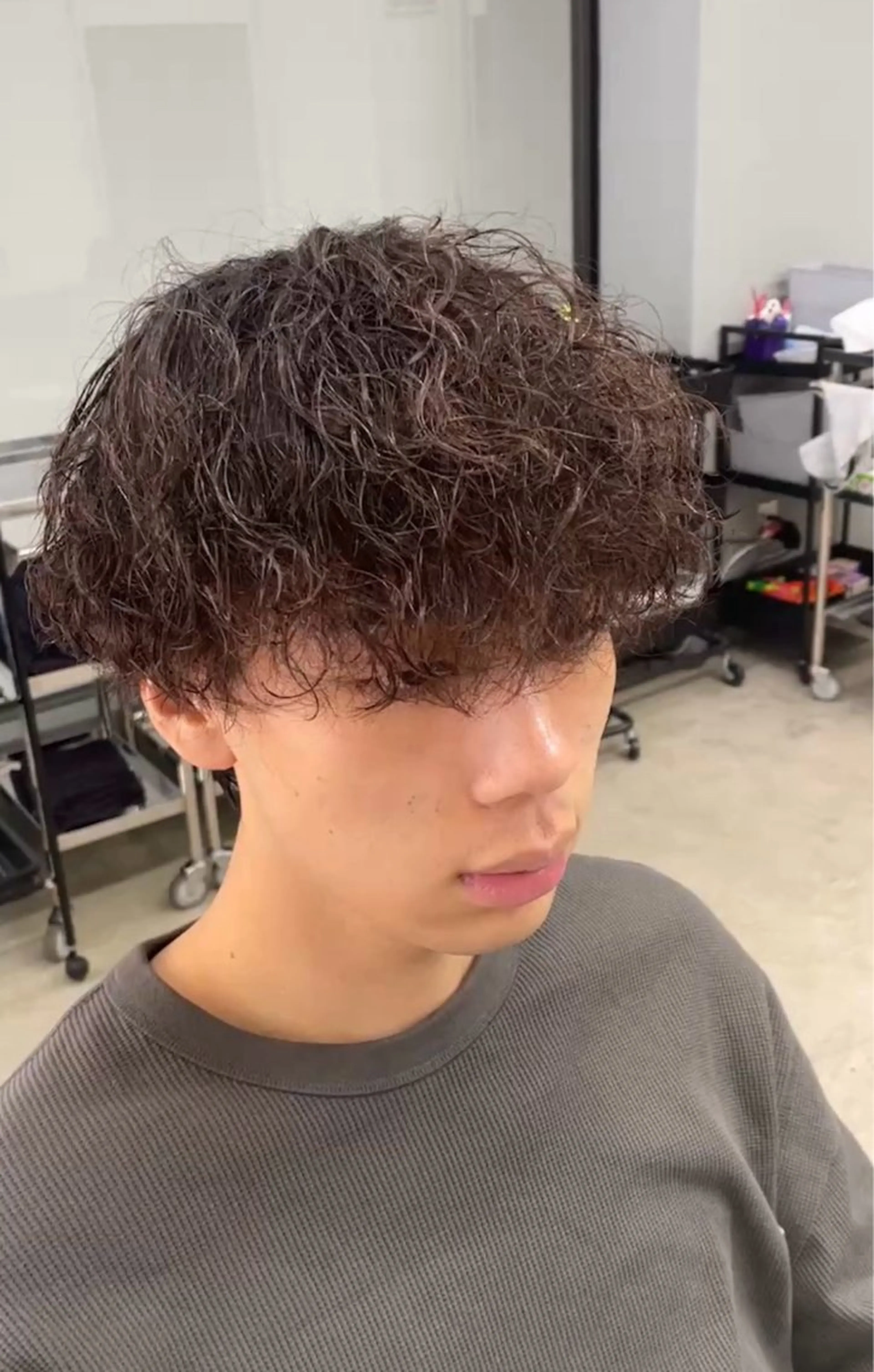 ショート パーマ メンズ メンズ専門サロン wokeのヘアスタイル