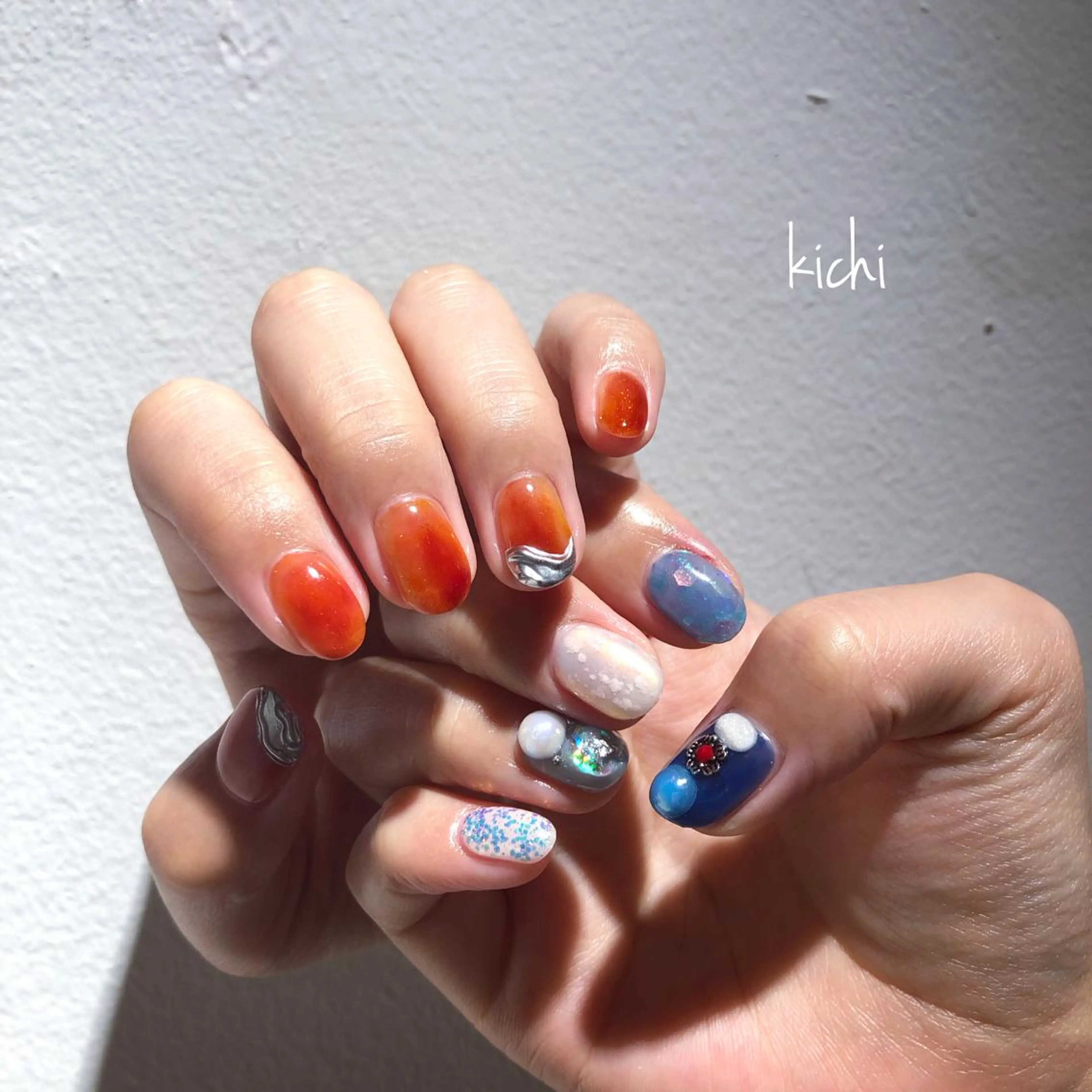 ネイル kichi･: *のネイルデザイン