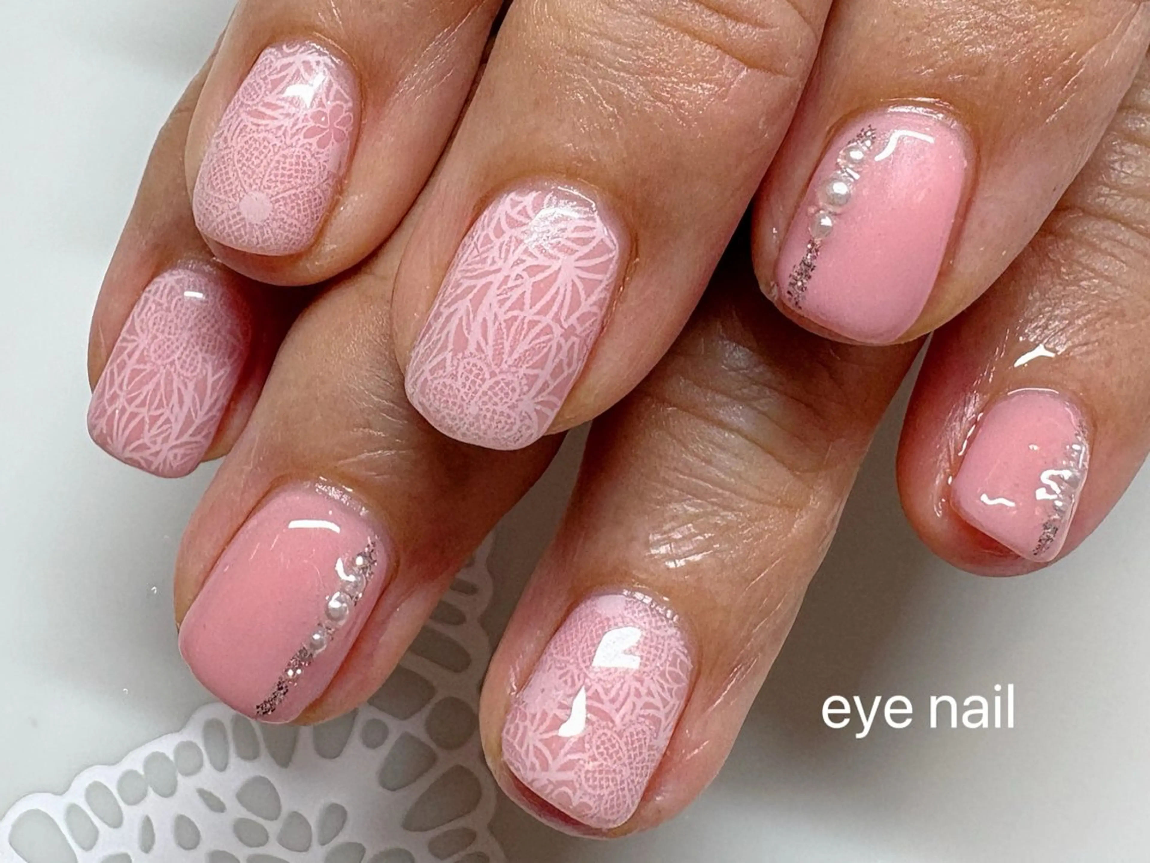 ネイル レース ハンドネイル Eye nailのネイルデザイン